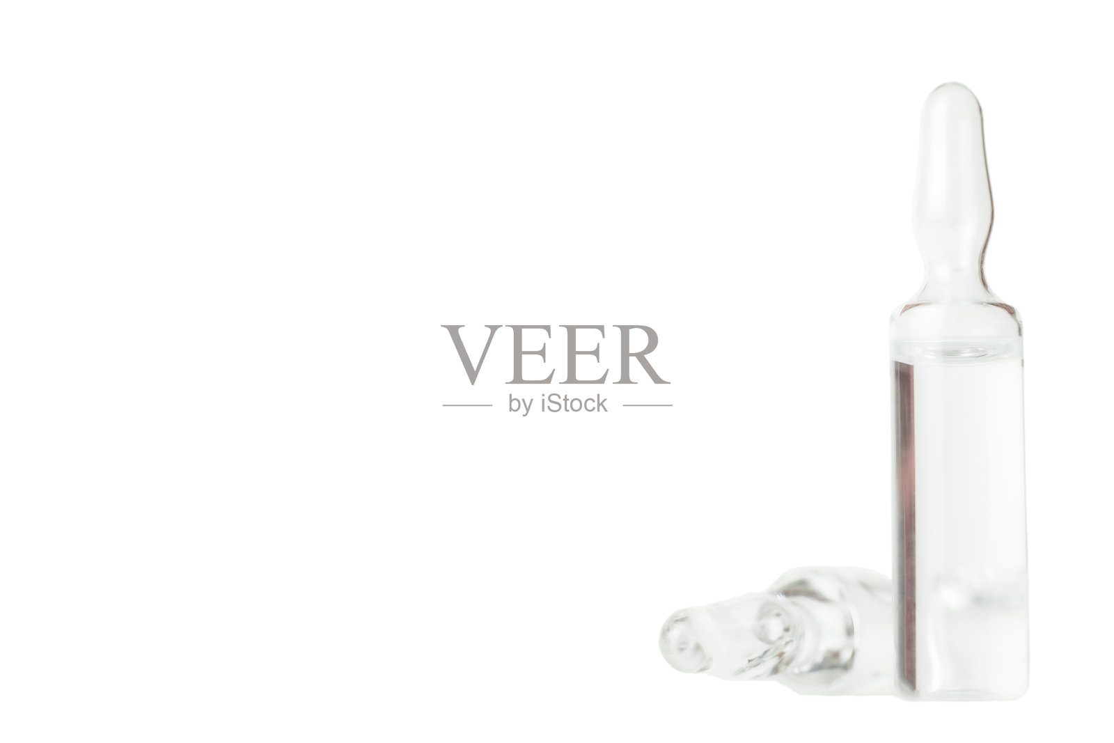 两瓶透明药照片摄影图片