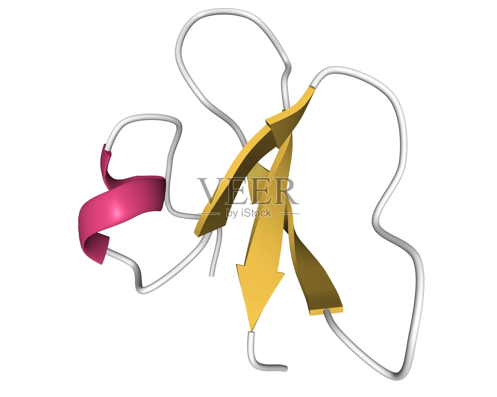 人类β -防御素-2的结构照片摄影图片