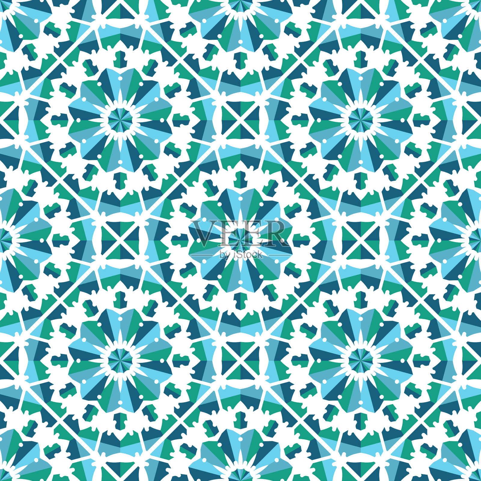 亚洲的几何图案插画图片素材