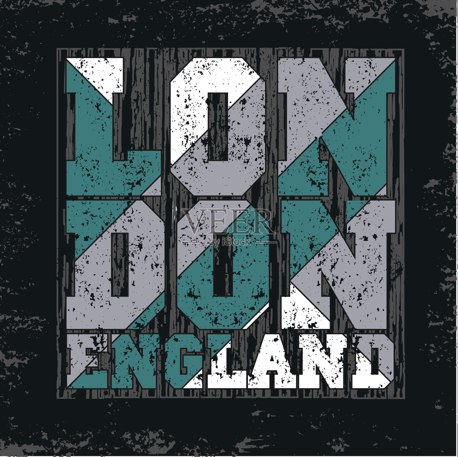 t恤伦敦设计时尚排版插画图片素材