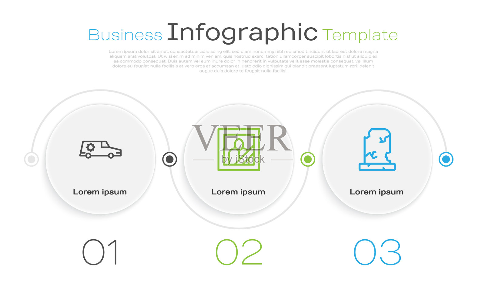 设行灵车悼念相框及旧相框插画图片素材