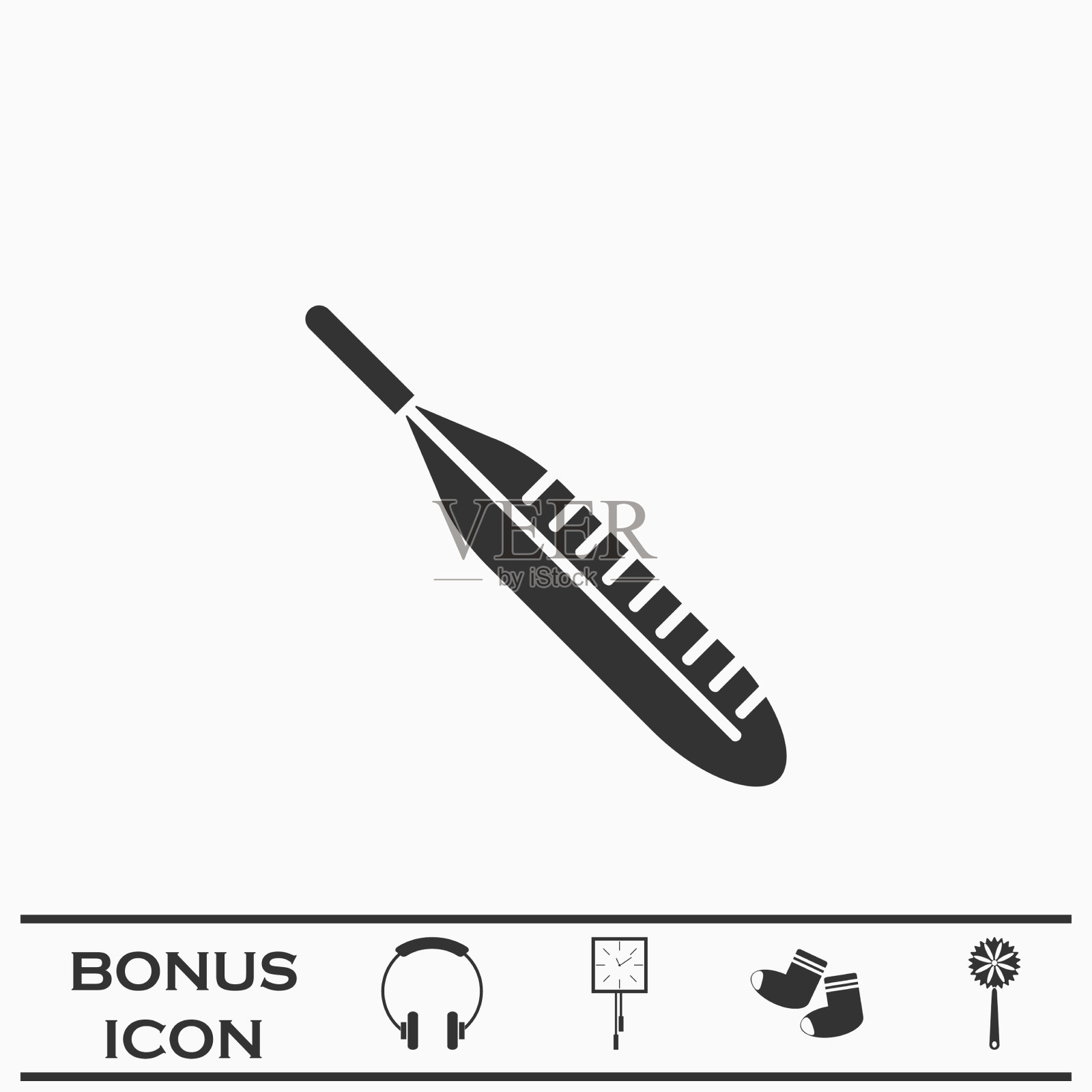 温度计图标平图标素材