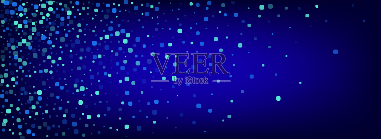 蓝色菱形效果全景蓝色插画图片素材