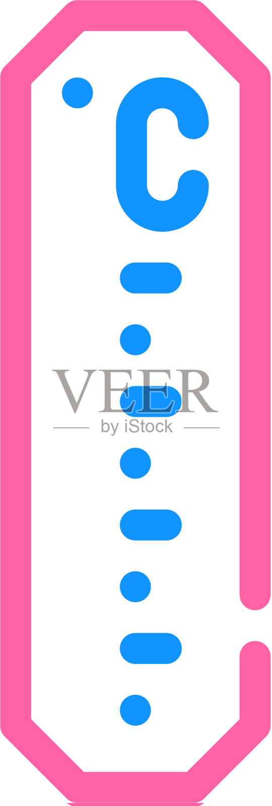 fermeter标签温度计颜色图标插画图片素材