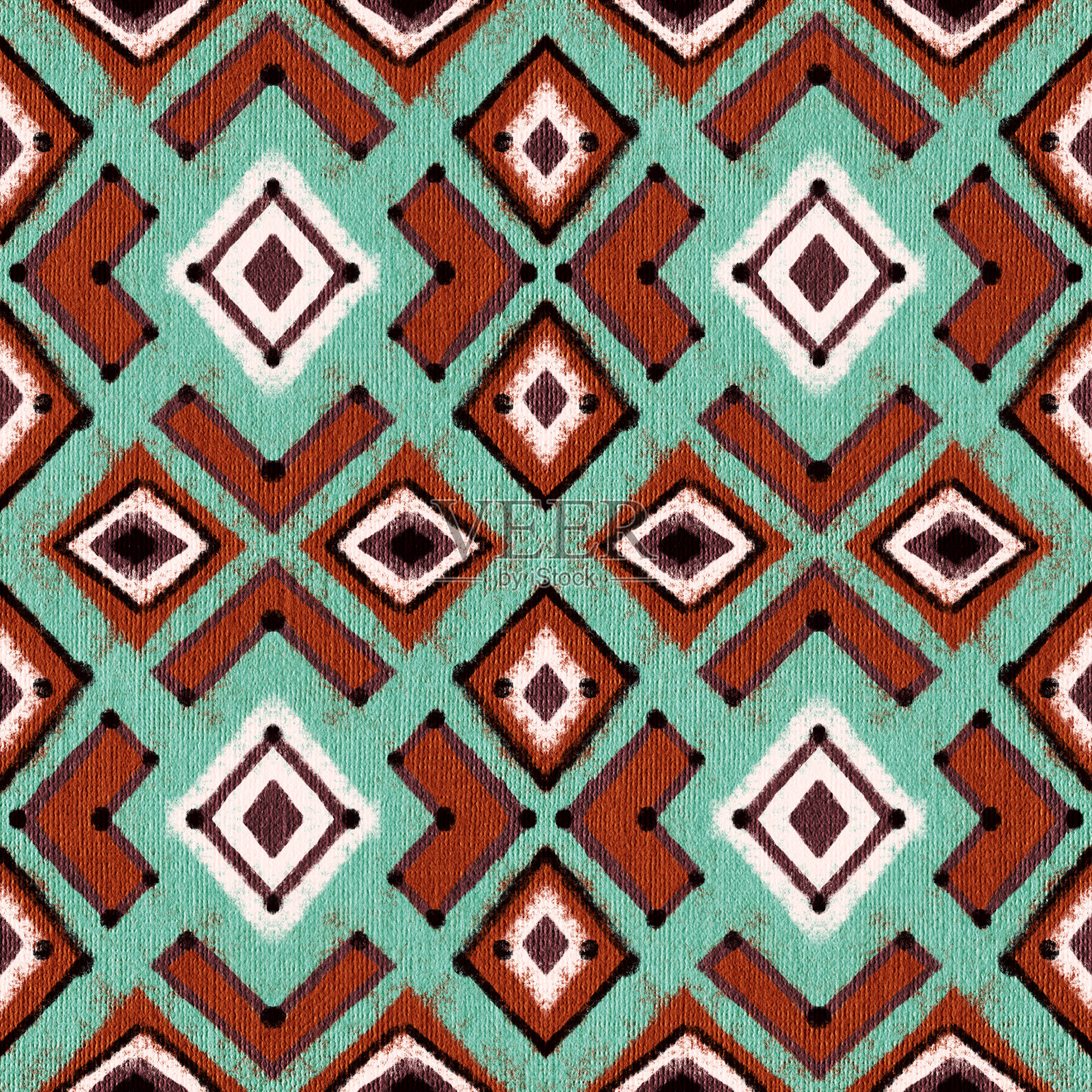 民族图案插画图片素材