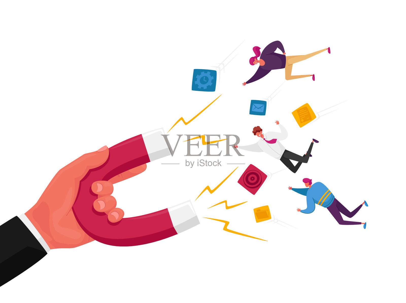 对内营销财务目标的实现设计元素图片