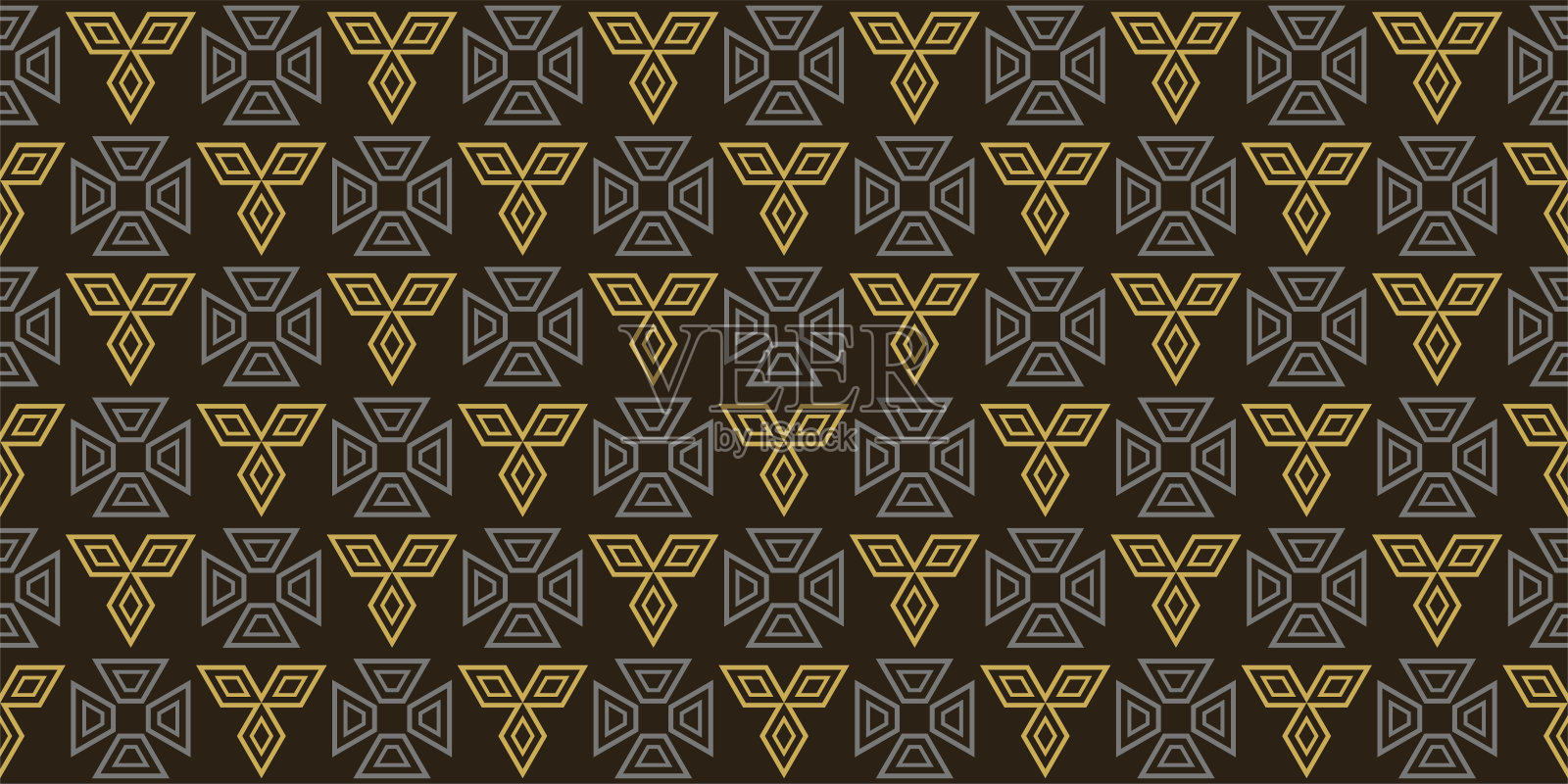 非洲几何背景。壁纸图案无缝、纹理分明。几何图案。矢量图形插画图片素材