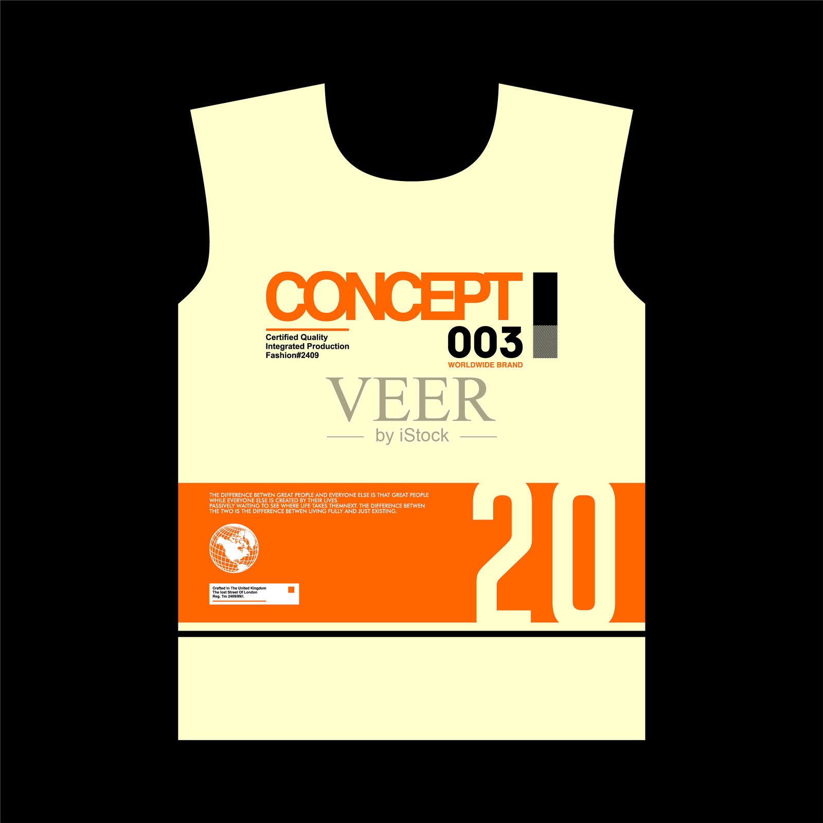 概念003简单复古t恤设计插画图片素材