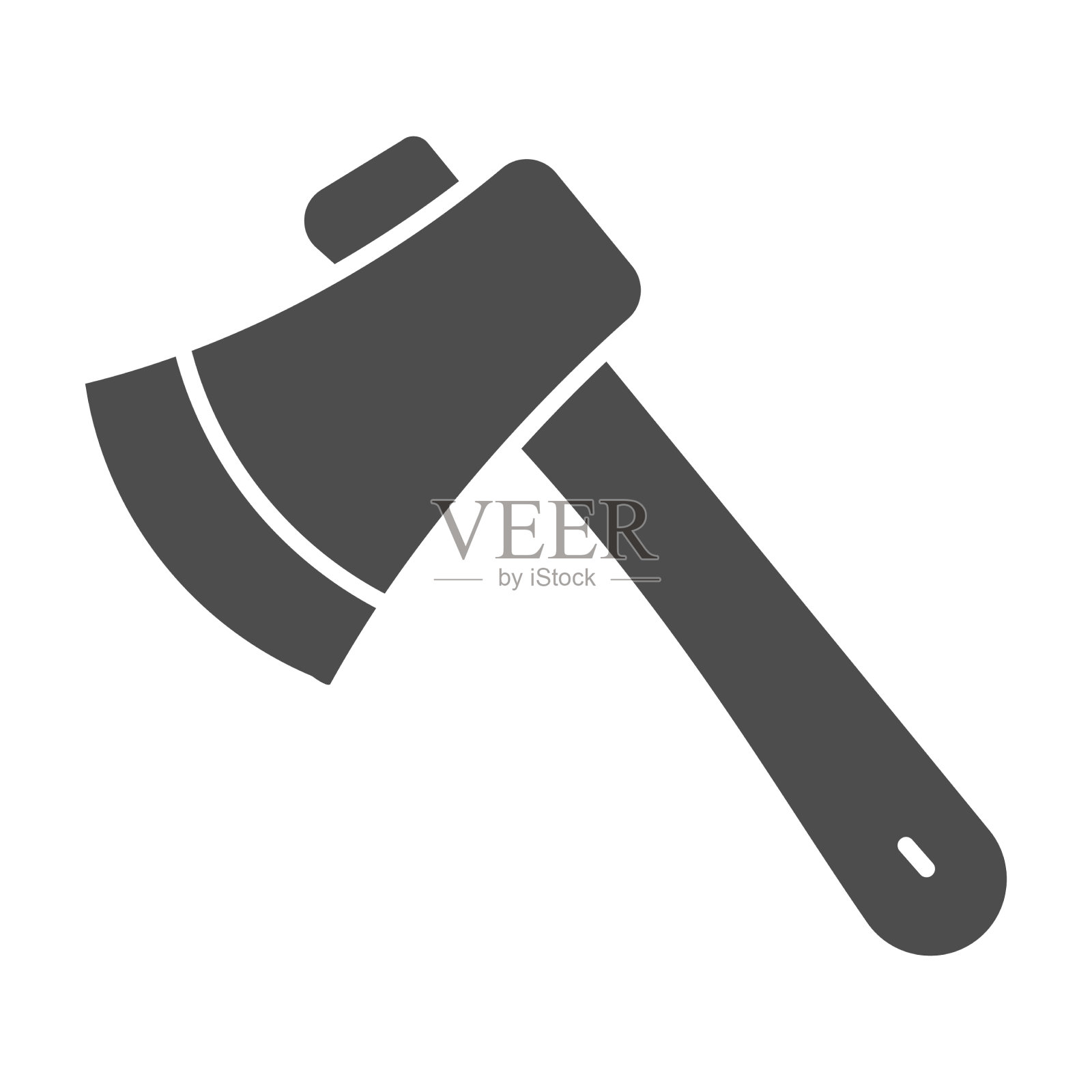 斧固体图标农场花园概念济贫院图标素材