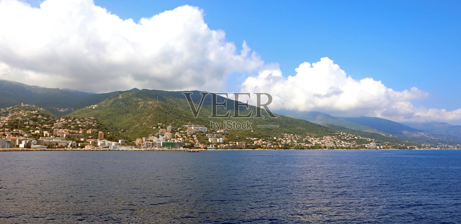 欧洲科西嘉岛的巴斯蒂亚镇照片摄影图片