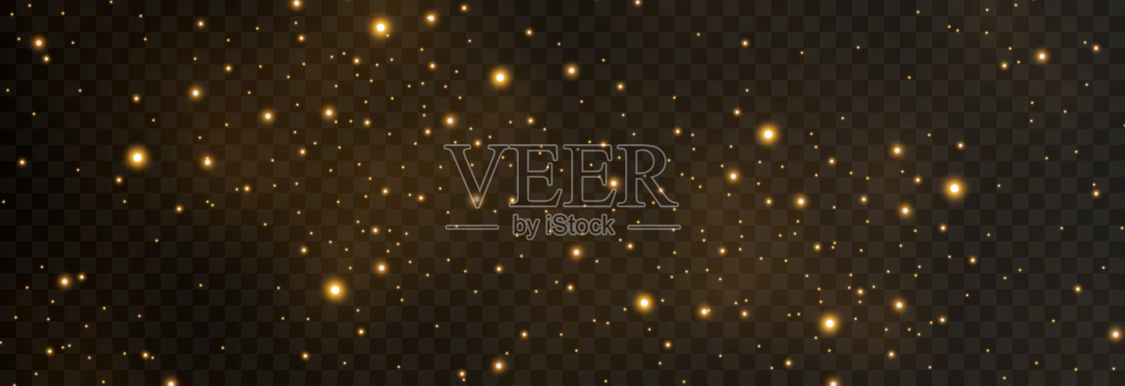 火花的灰尘。火花闪烁。尘埃发光。闪闪发光的神奇尘埃颗粒。圣诞灯的效果。圣诞节的抽象模式。闪闪发光的仙尘颗粒。插画图片素材