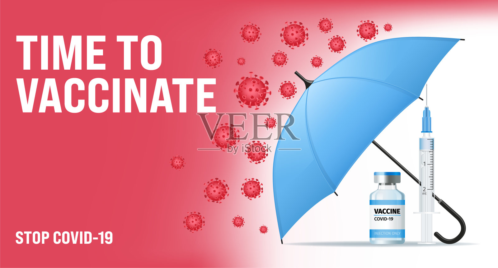 冠状病毒疫苗医学背景插画图片素材