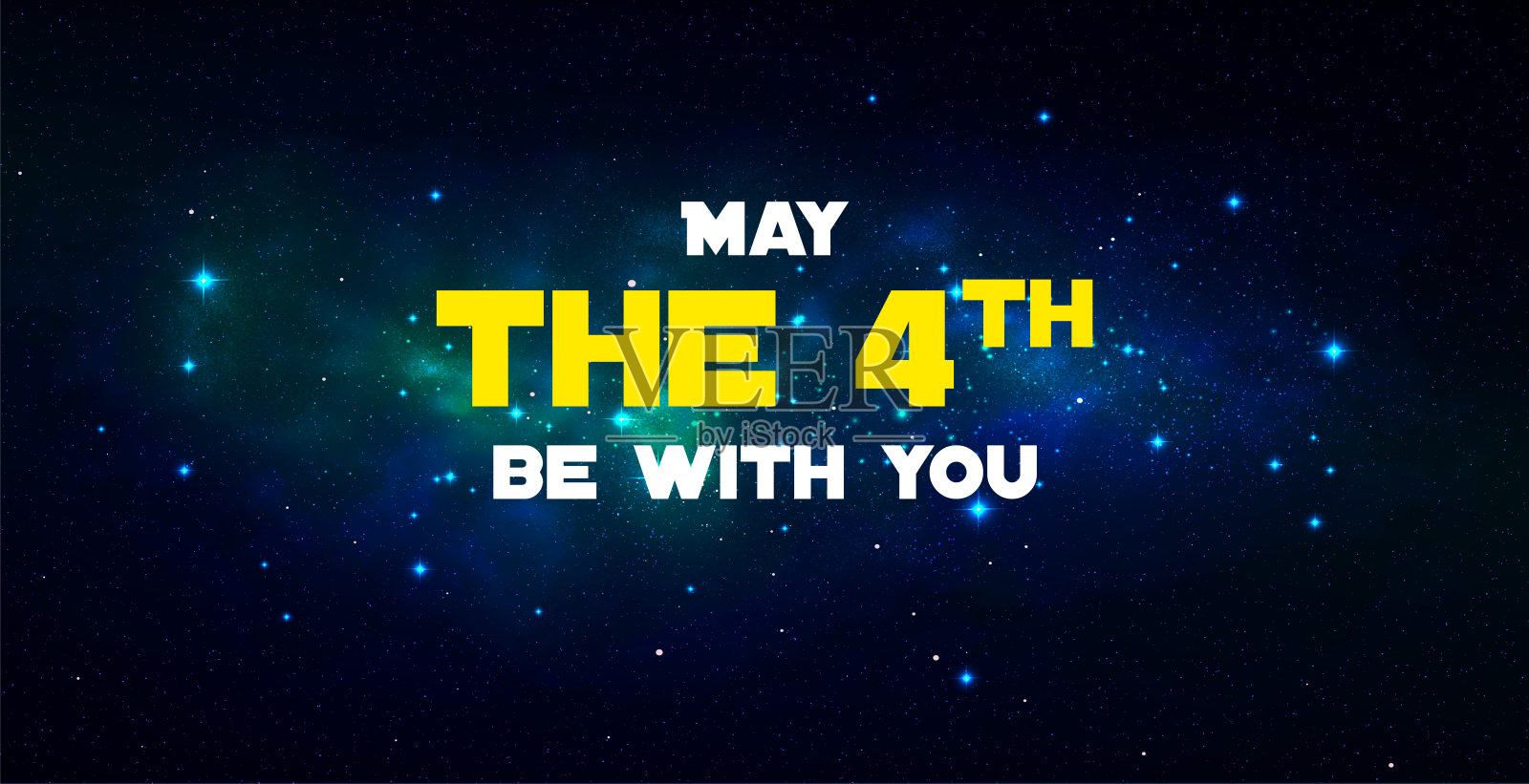 满月与星星孤立在黑暗的背景。神奇的向量元素插画图片素材