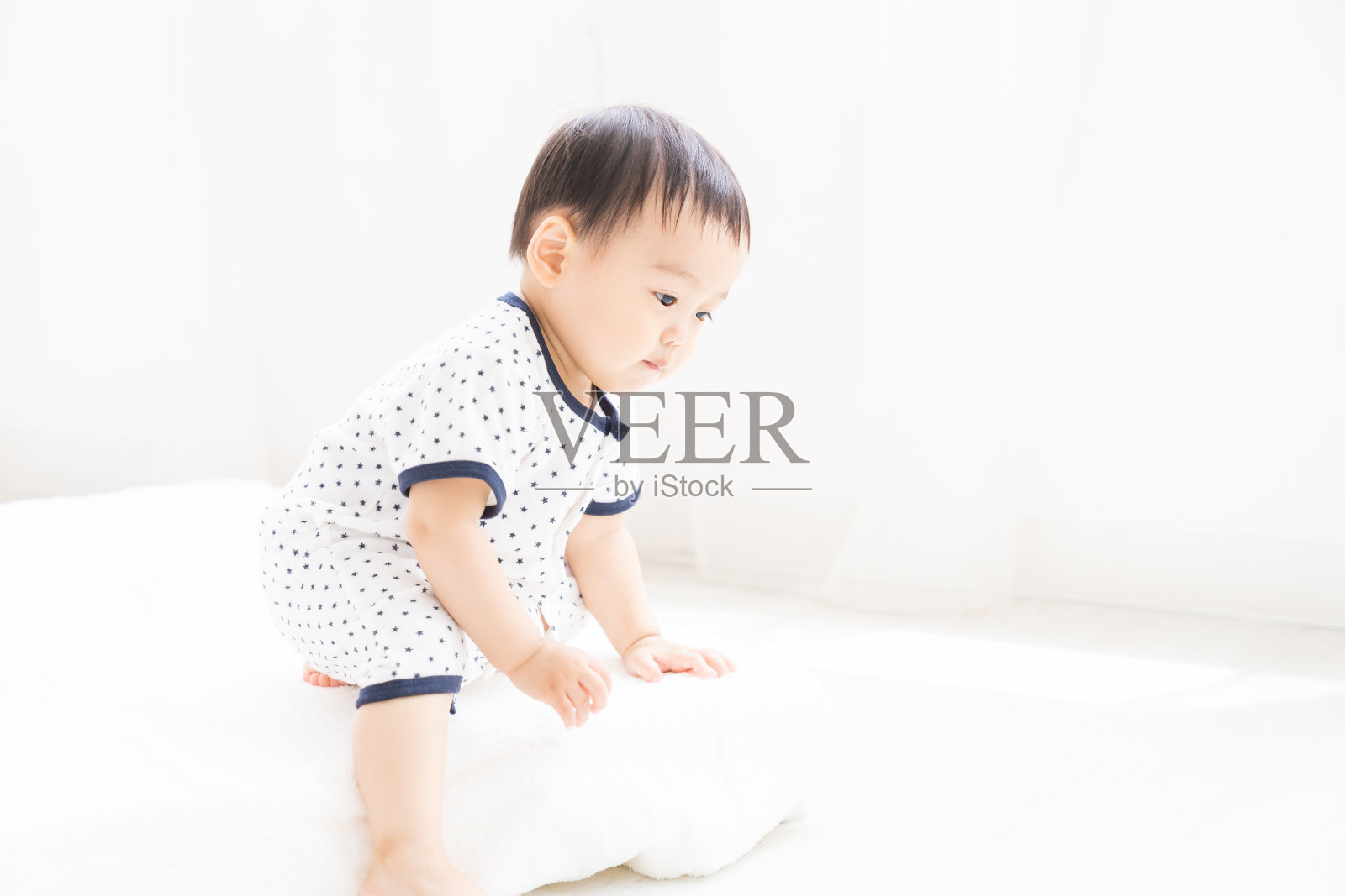 亚洲可爱的宝宝照片摄影图片