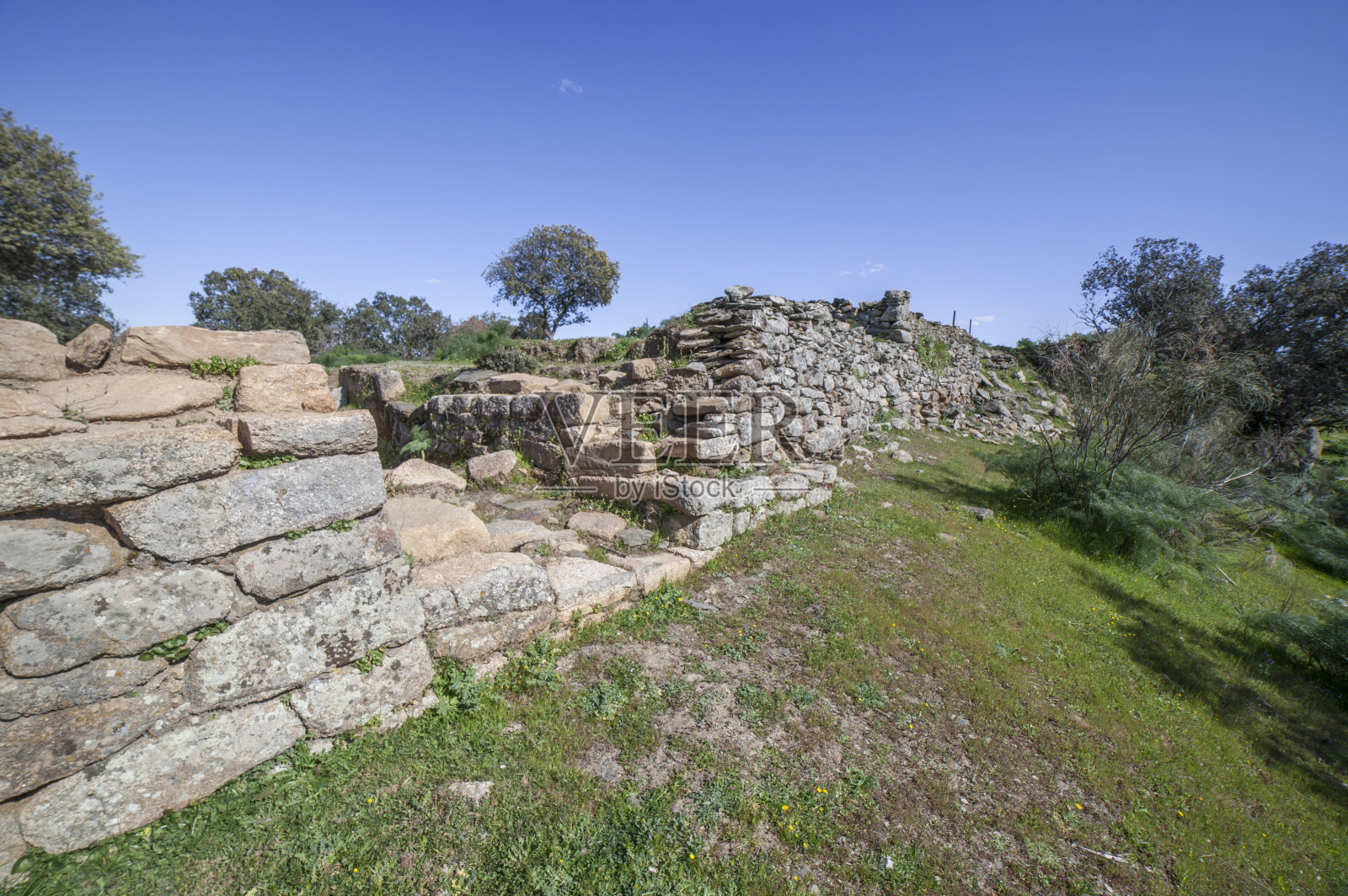 Tamusia考古遗址，Botija, Caceres，埃斯特雷马杜拉照片摄影图片