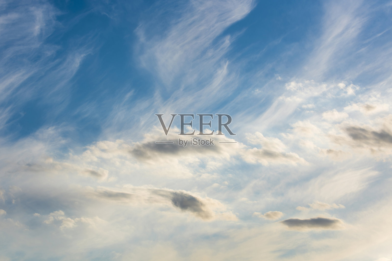 美丽的蓝天和云彩的背景照片摄影图片