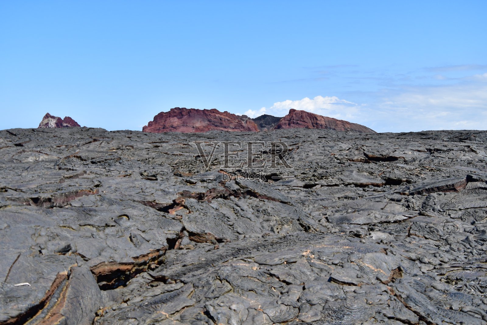 凝固的熔岩领域照片摄影图片