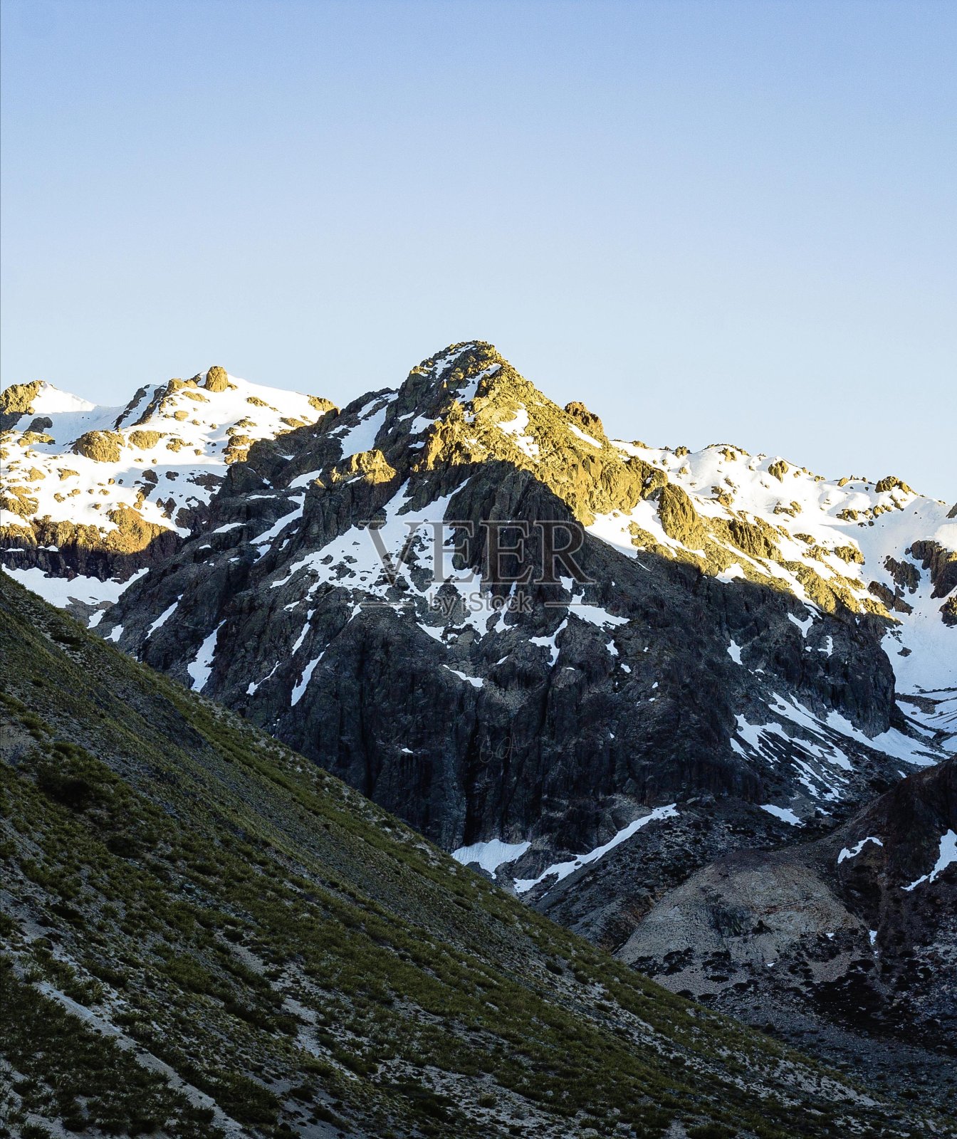 山上的雪照片摄影图片