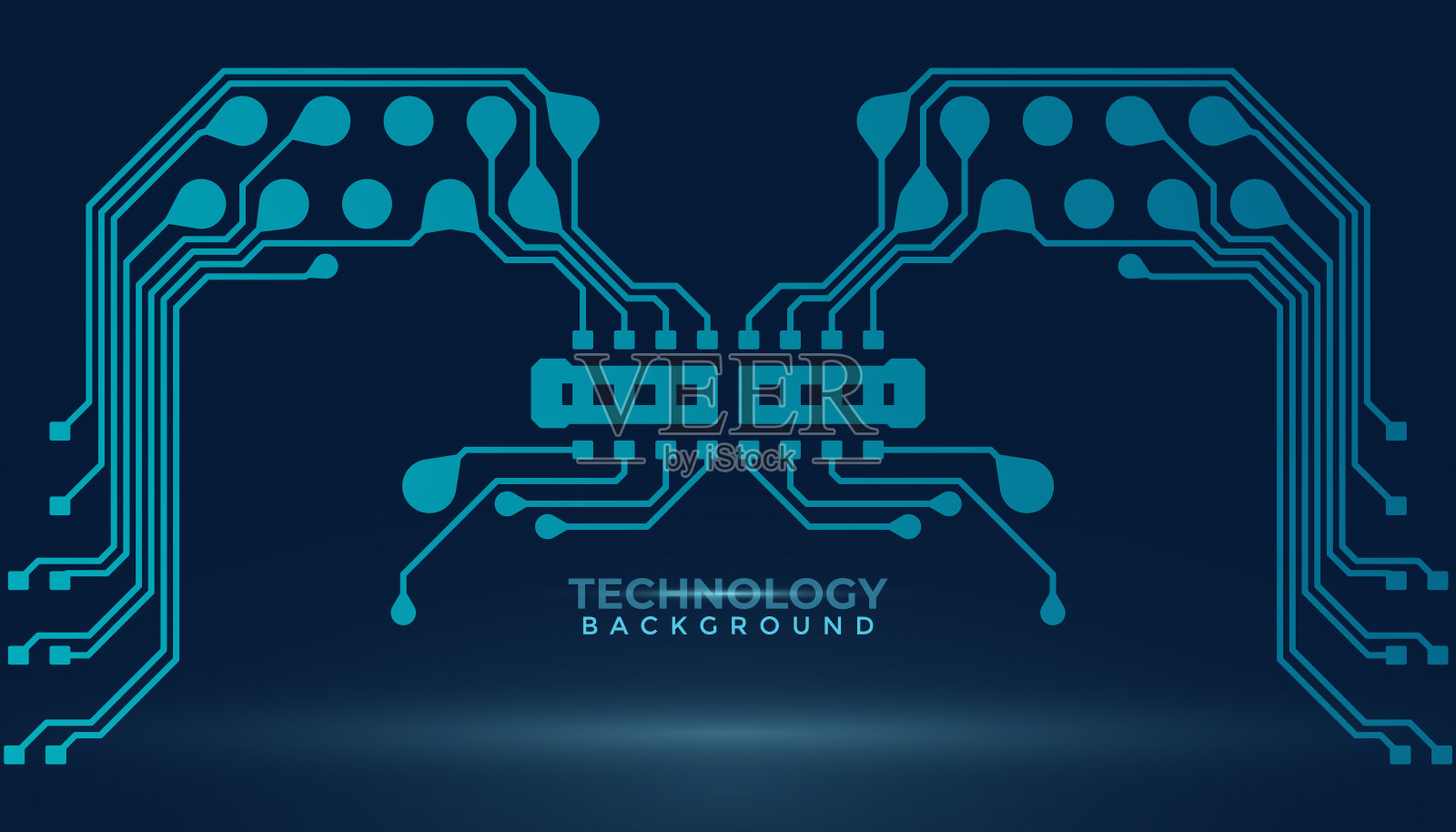 摘要技术背景矢量图。插画图片素材