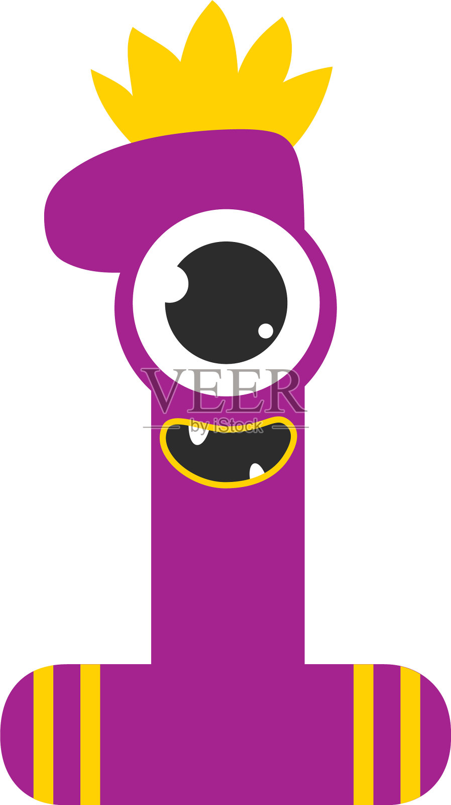 第一可爱的怪物，有趣的幻想外星人设计元素图片