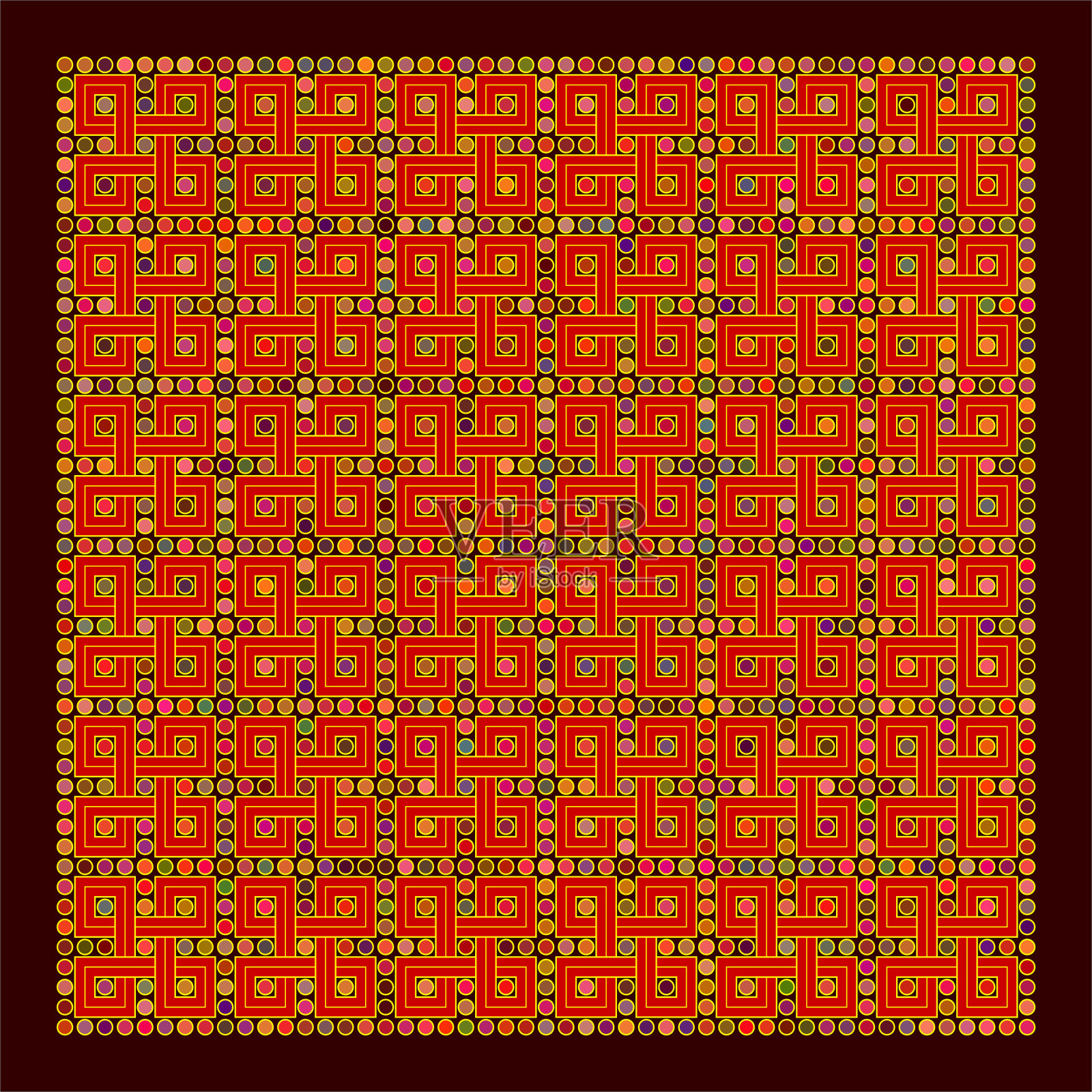 矢量模式样本。现代时尚的纹理。几何抽象的装饰。插画图片素材