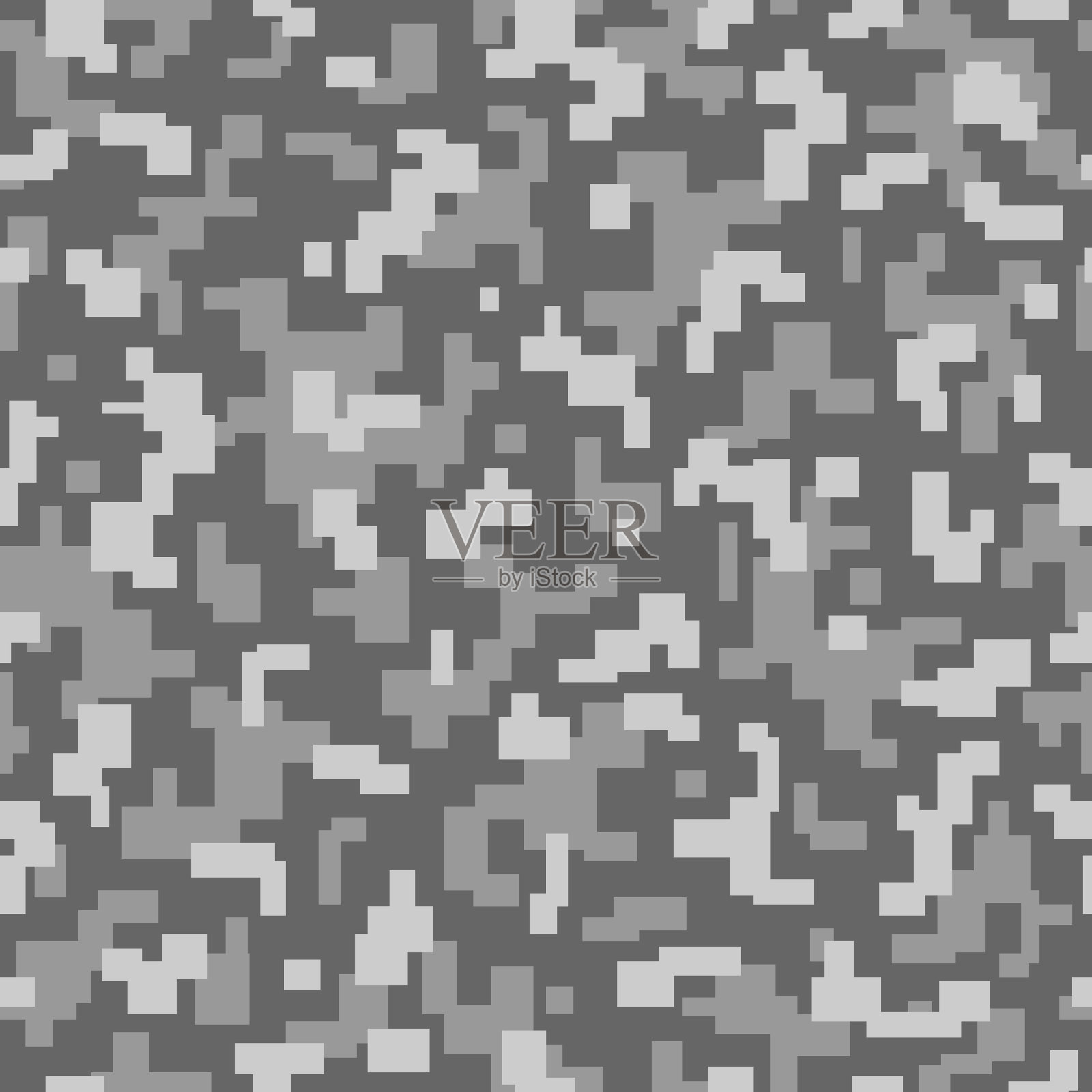 矢量重复伪装纹理与混凝土颜色插画图片素材