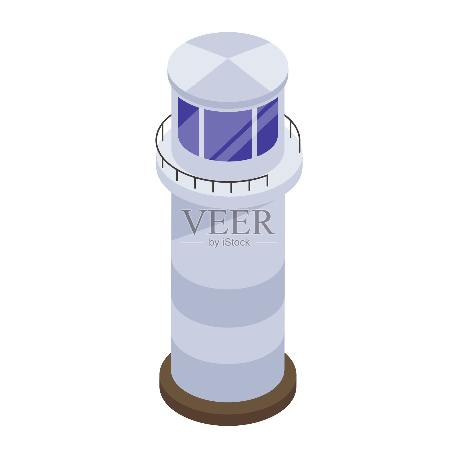 瞭望塔设计元素图片