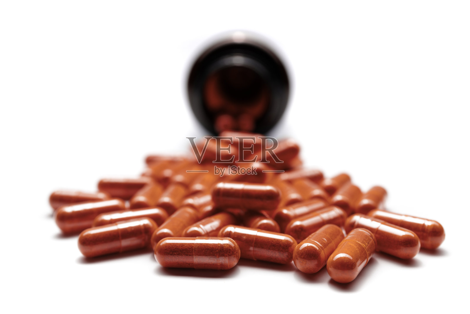 色彩缤纷的营养补充胶囊照片摄影图片