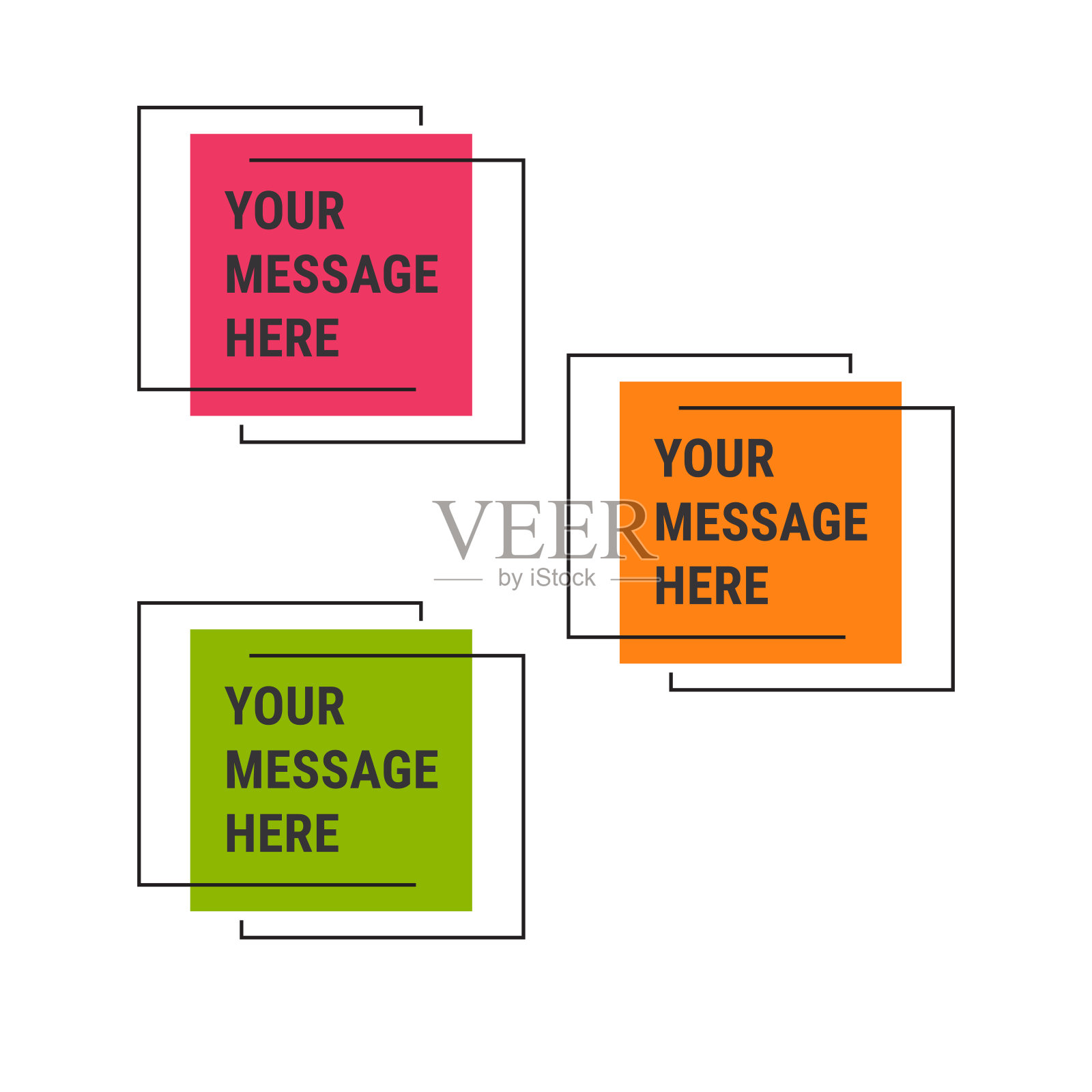 业务数据可视化。简单的信息图表设计模板。抽象的矢量图。设计模板素材