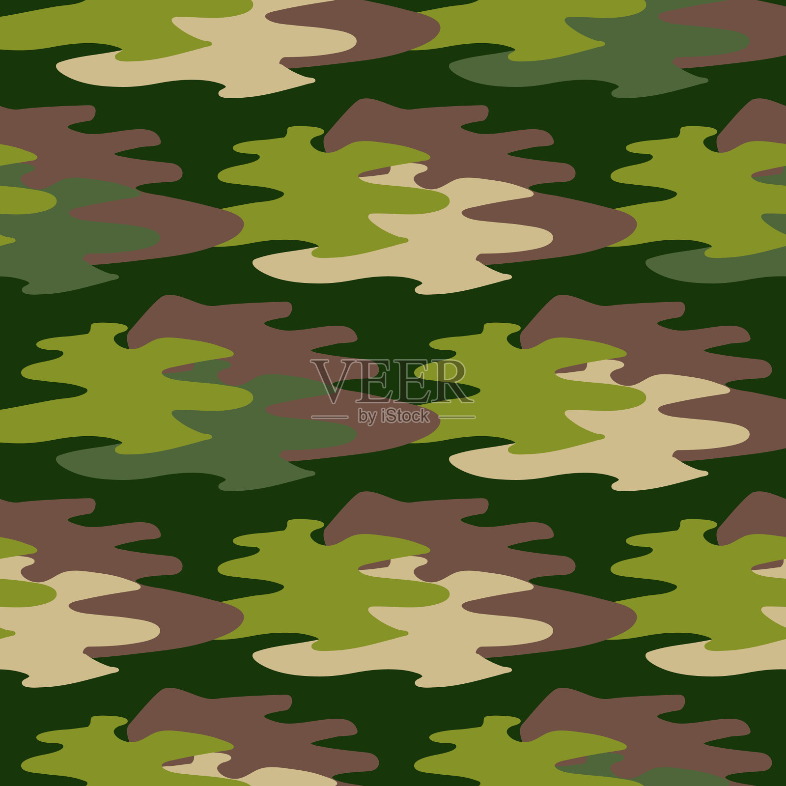 抽象卡其布图案无缝设计插画图片素材