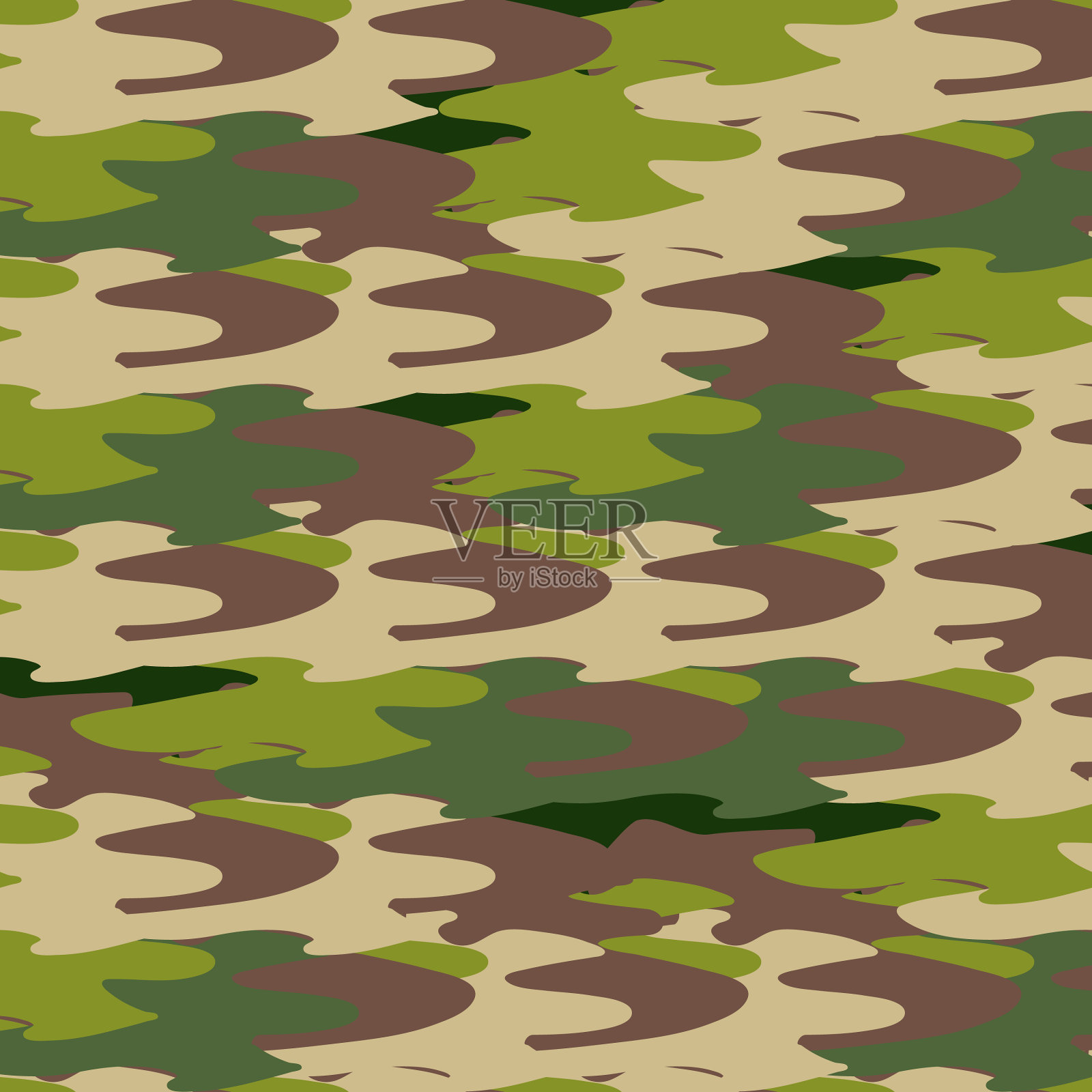 抽象卡其布图案无缝设计插画图片素材