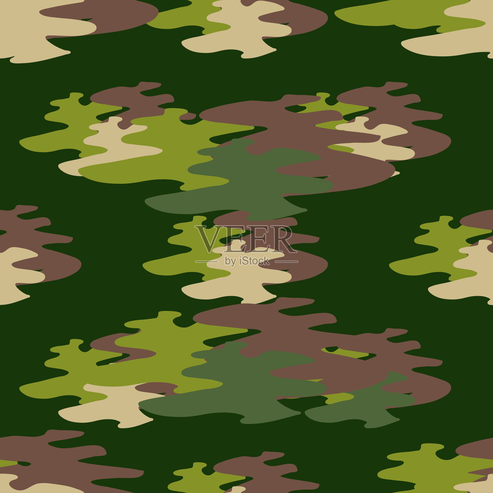 抽象卡其布图案无缝设计插画图片素材