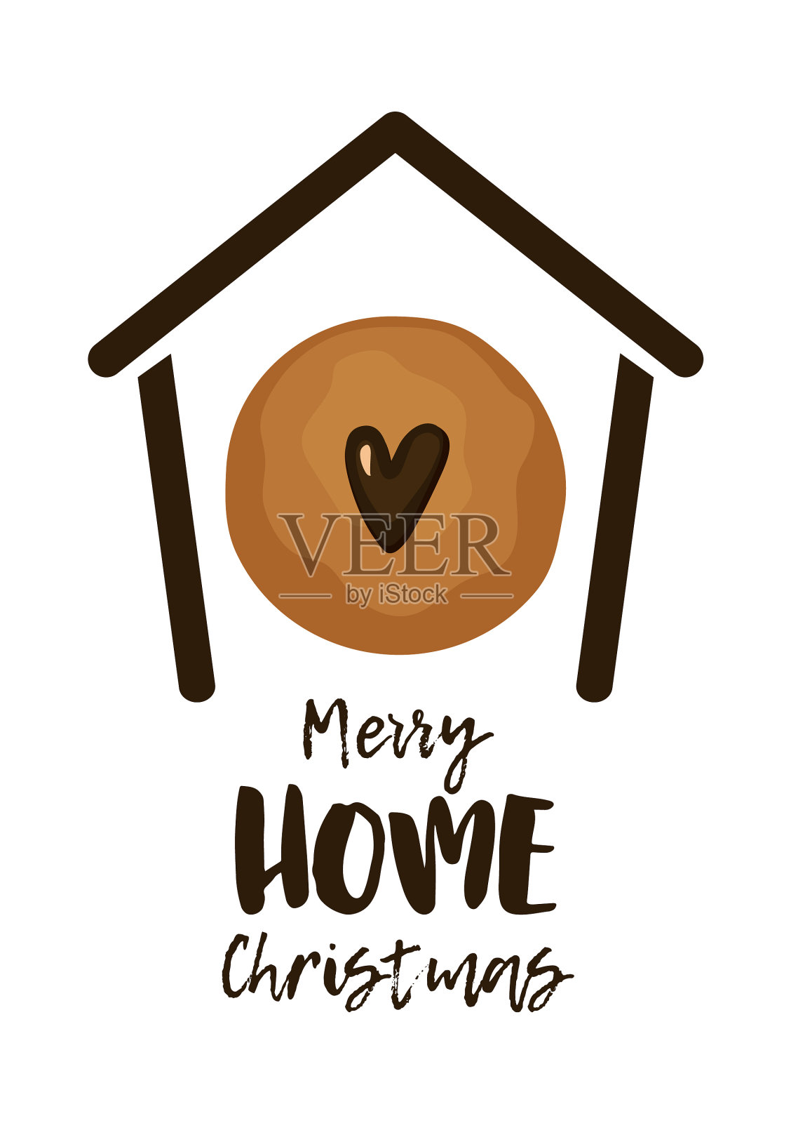 圣诞饼干，贺卡，海报派对插画图片素材