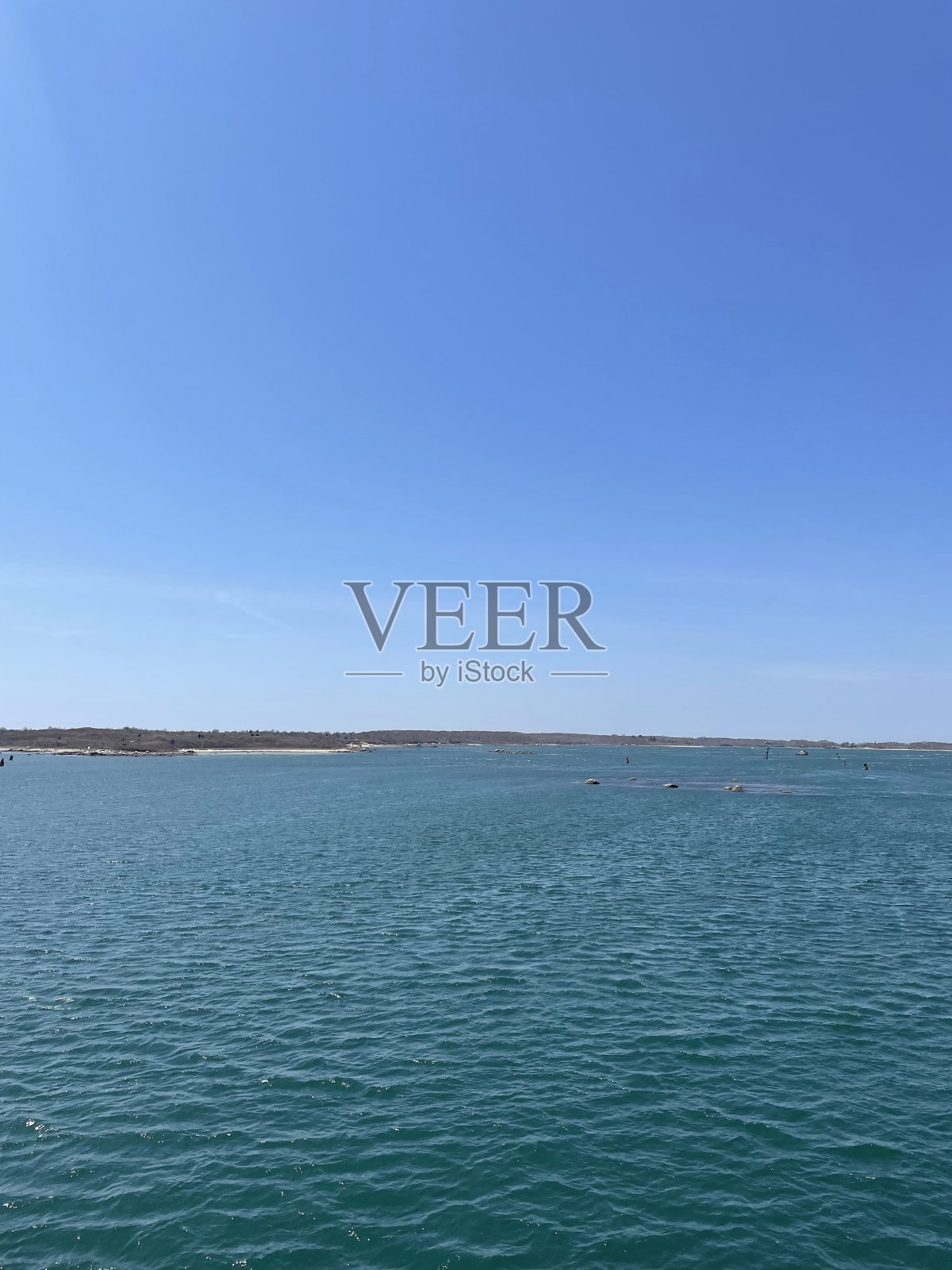 美丽的水域，伍兹霍尔，MA照片摄影图片