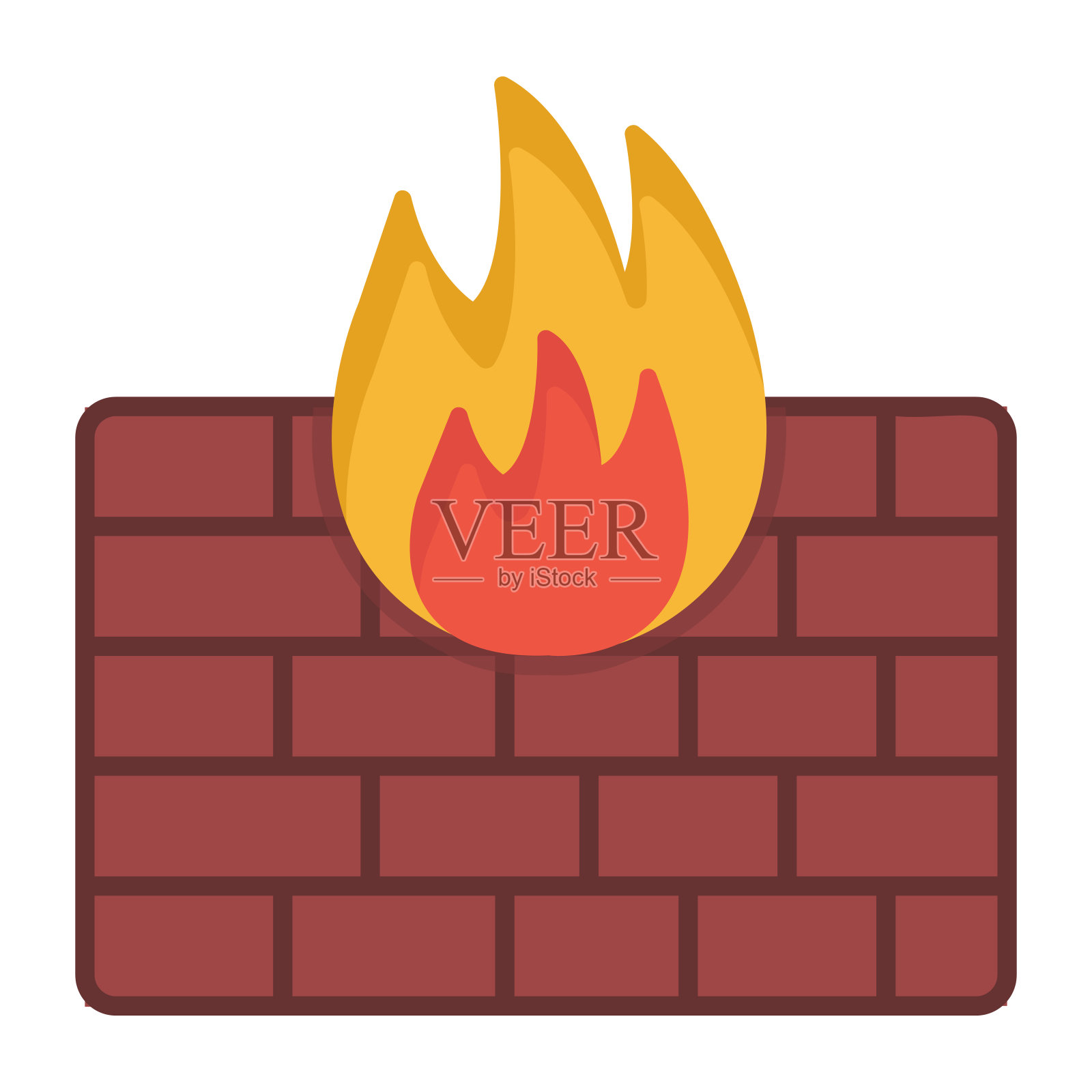 防火墙设计元素图片