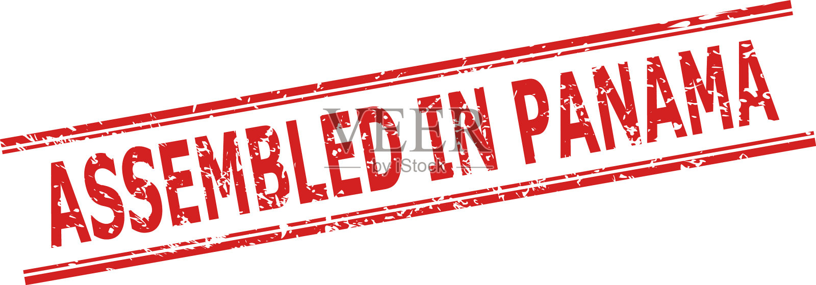组装在巴拿马邮票印章与污垢插画图片素材