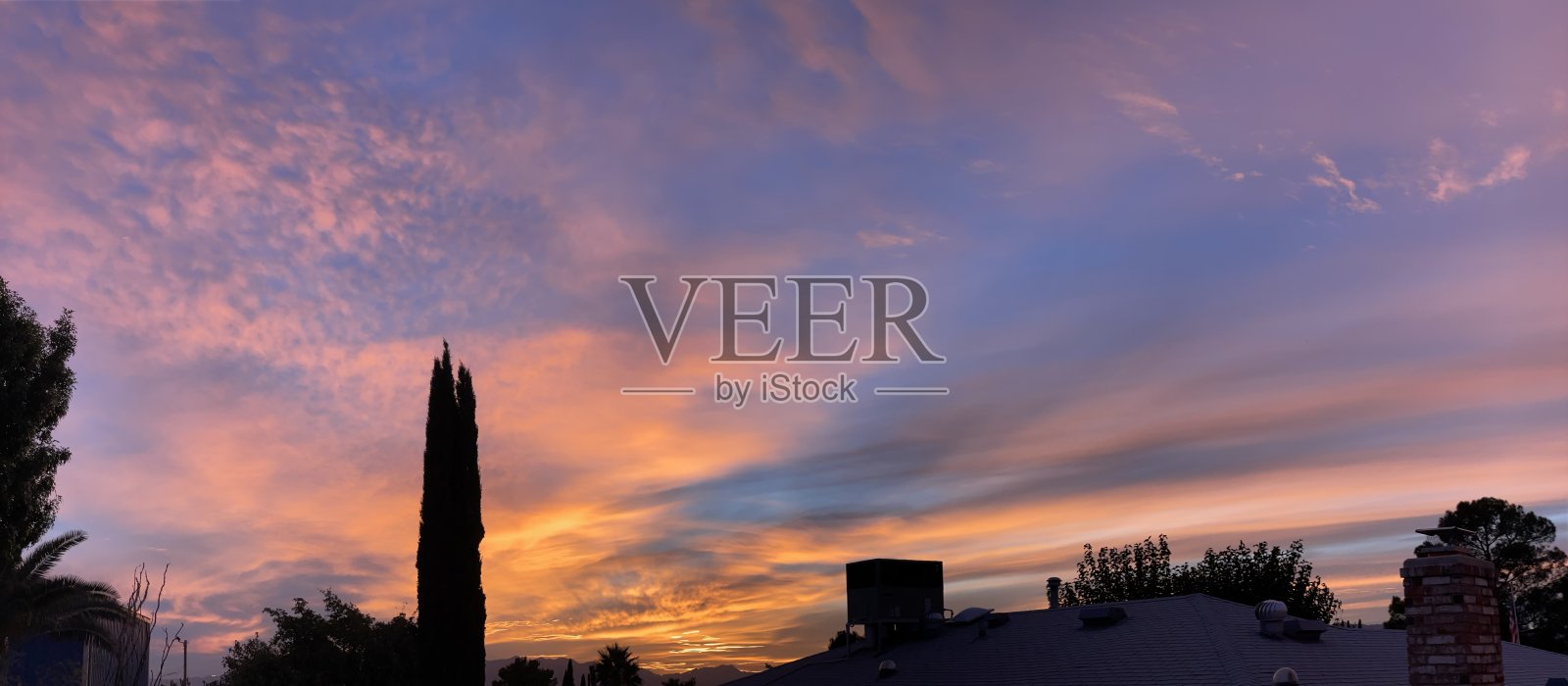 西德克萨斯日落黄昏照片摄影图片