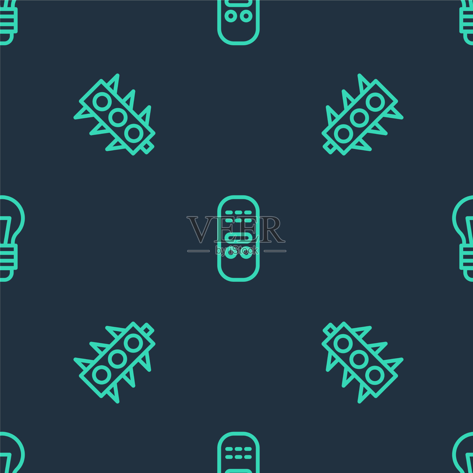 设置线路遥控交通灯和交通灯图标素材