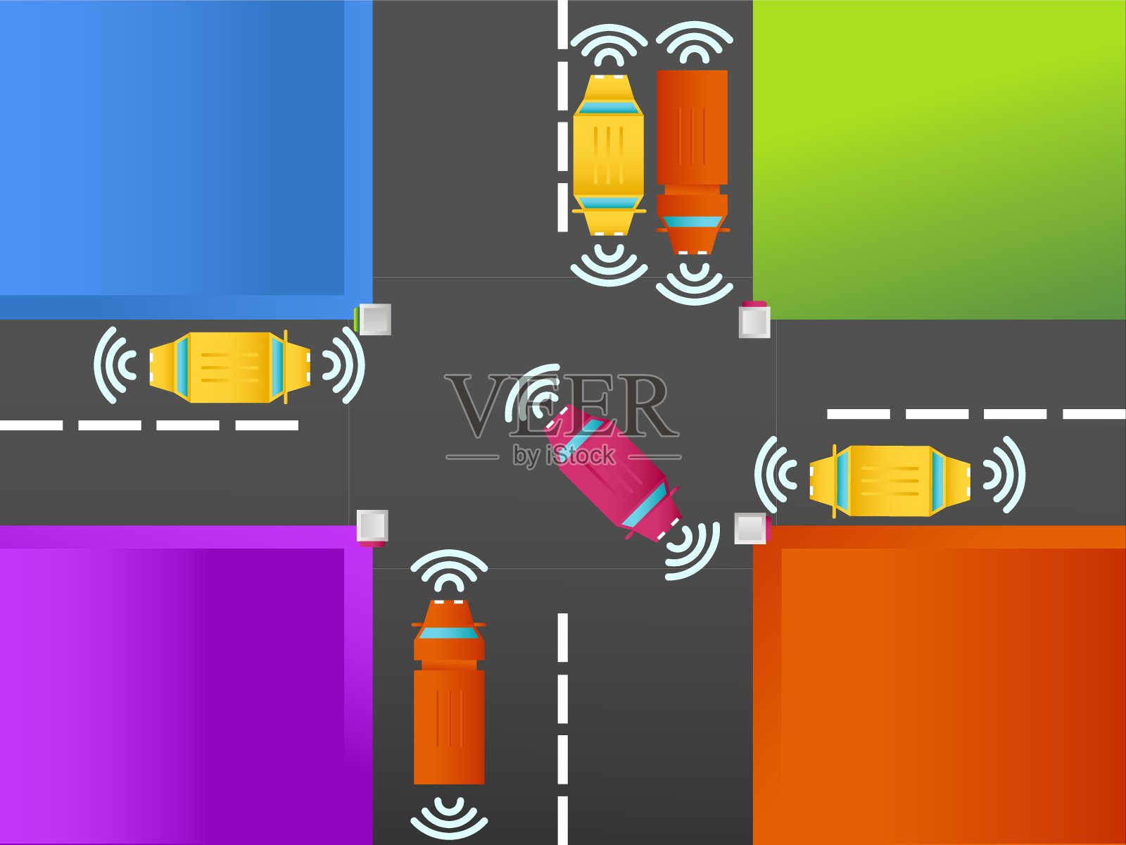 在交易合同上签字插画图片素材