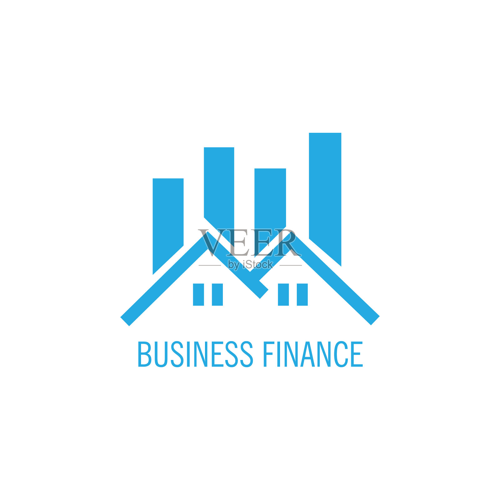 商业标志金融建筑及住宅设计插画图片素材