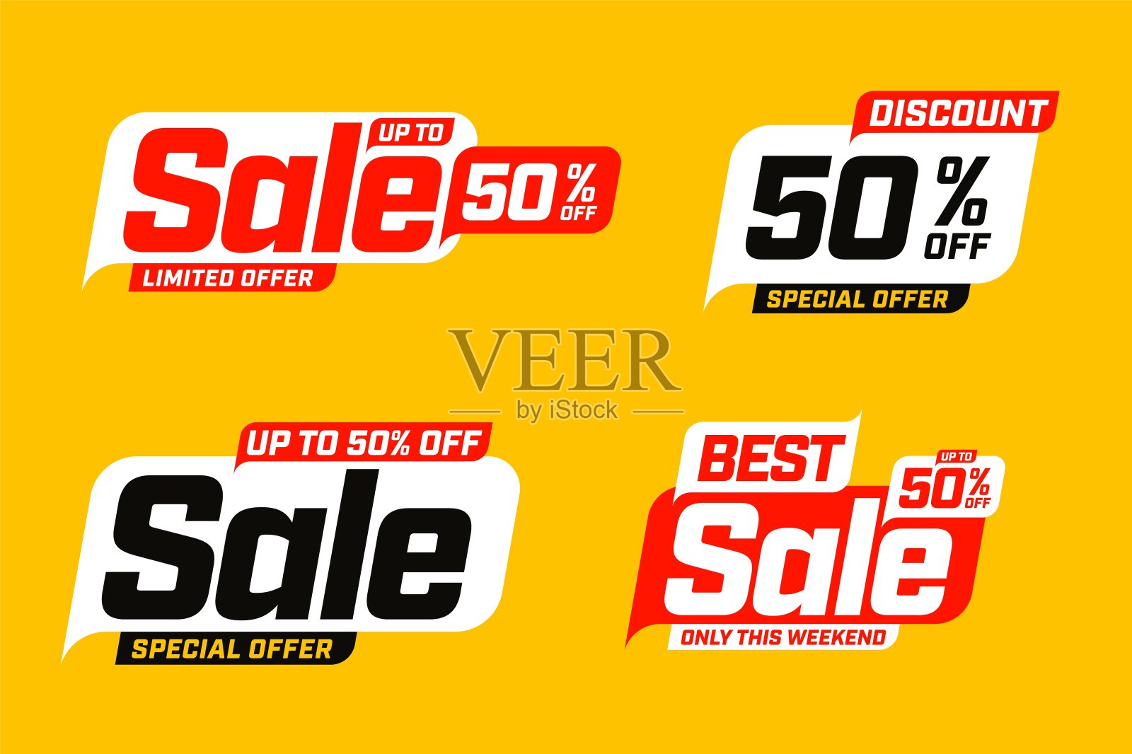 最好的销售和折扣高达50%的模板设置设计元素图片