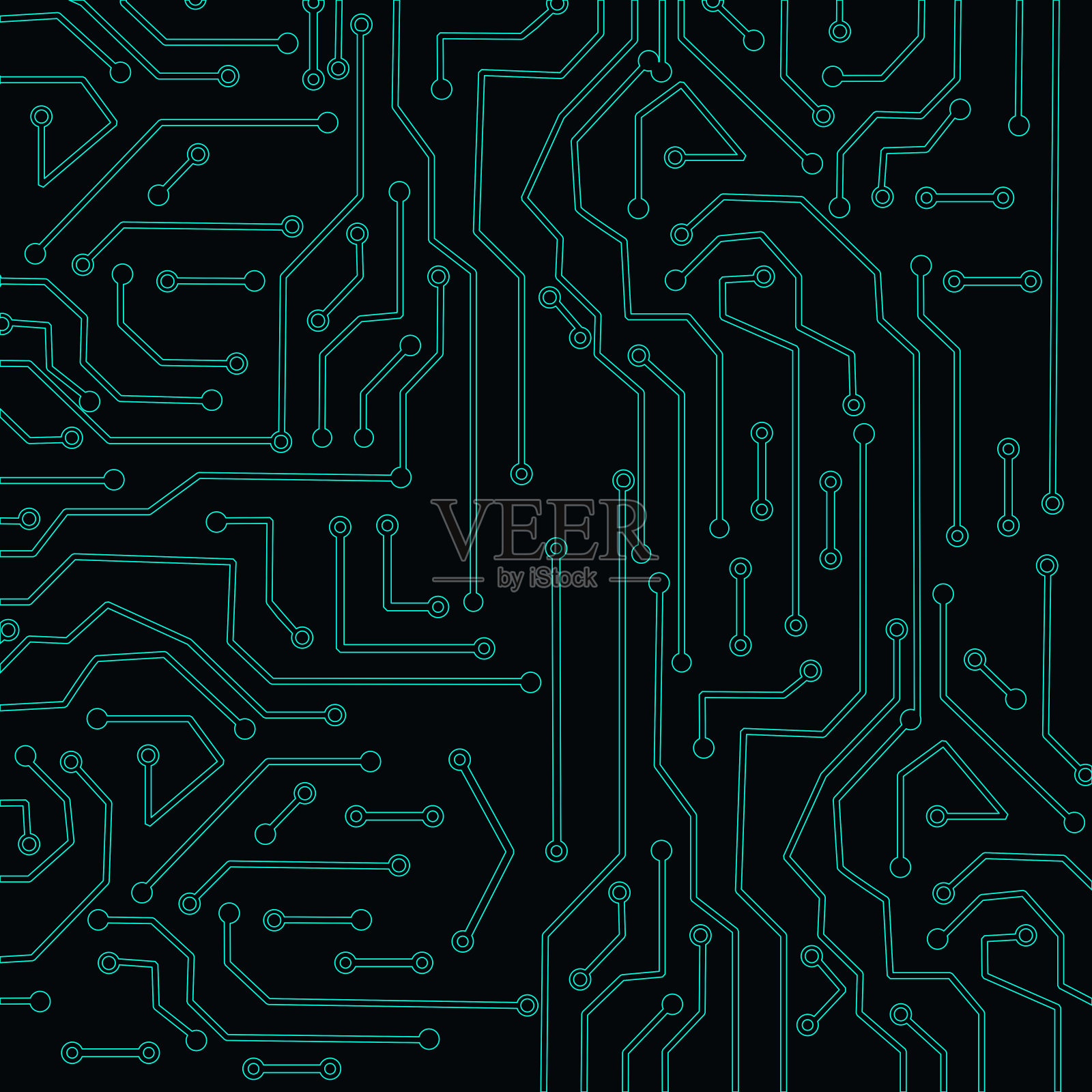 电路板技术矢量。技术背景与电路板纹理矢量插图插画图片素材