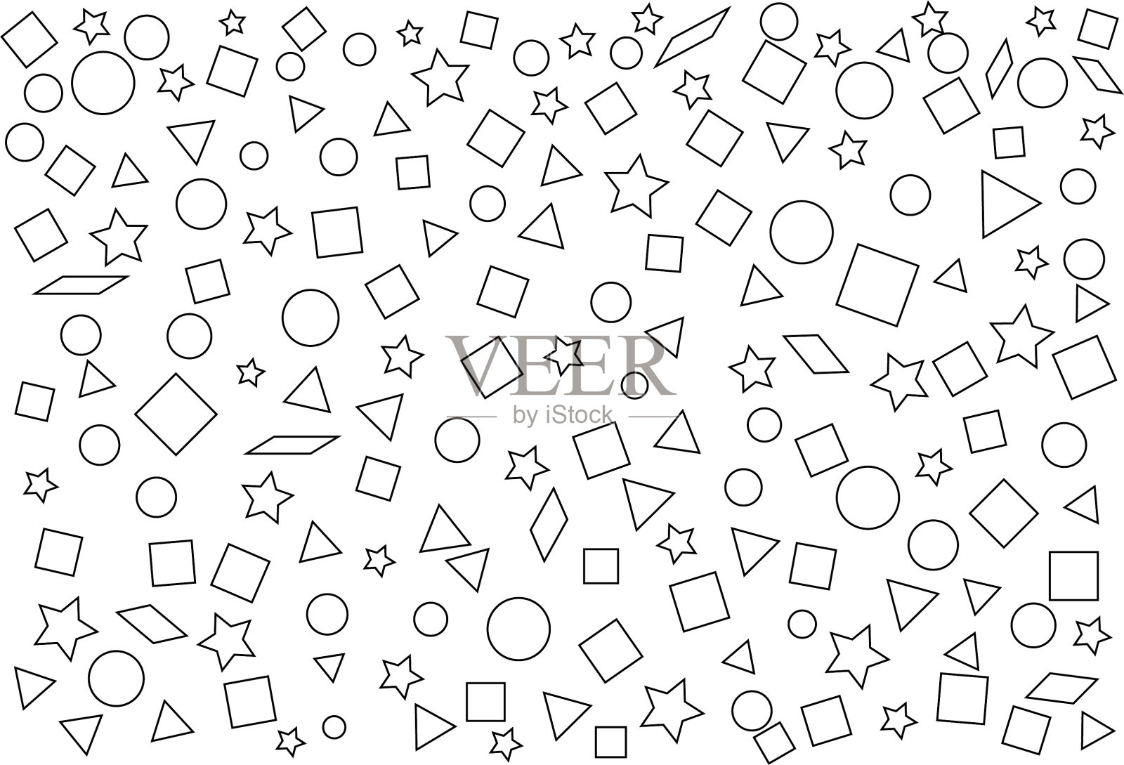 抽象几何图案的背景。插画图片素材