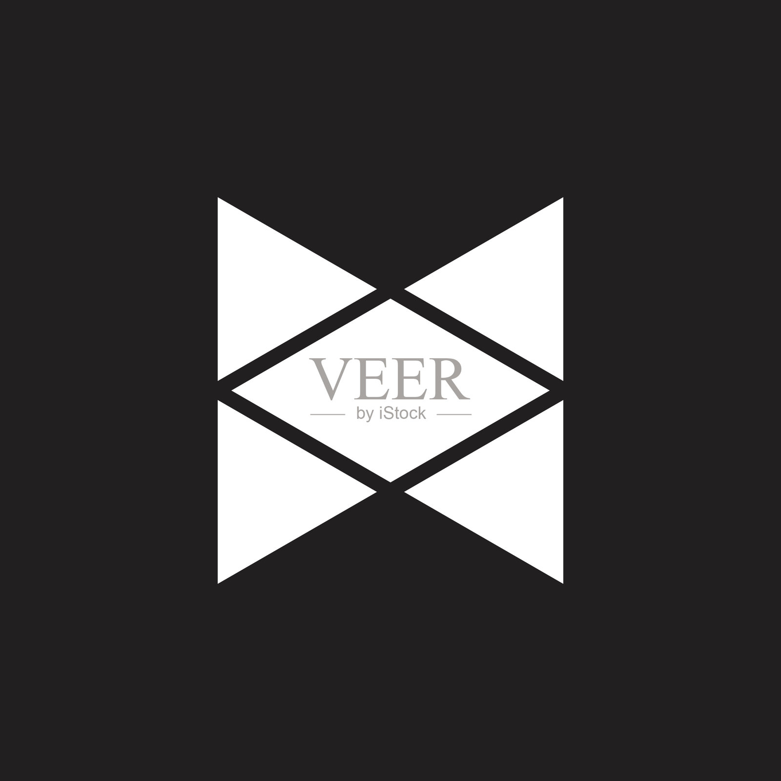 开箱抽象几何标志插画图片素材