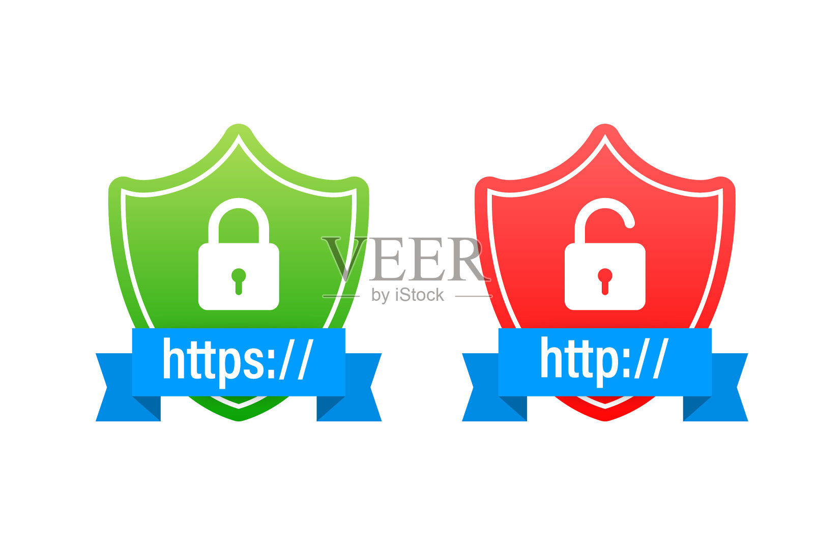 HTTP和HTTPS协议在屏蔽插画图片素材