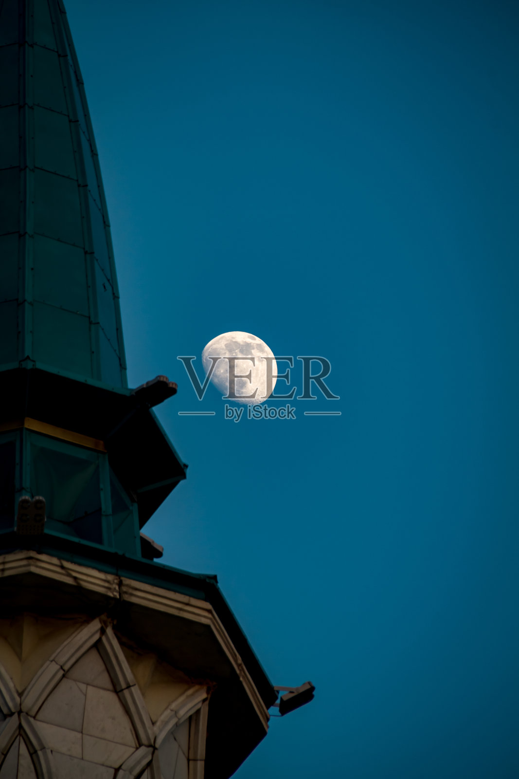 大教堂清真寺的塔照片摄影图片