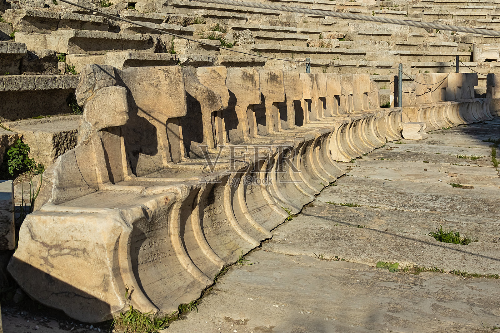 卫城的酒神剧场照片摄影图片