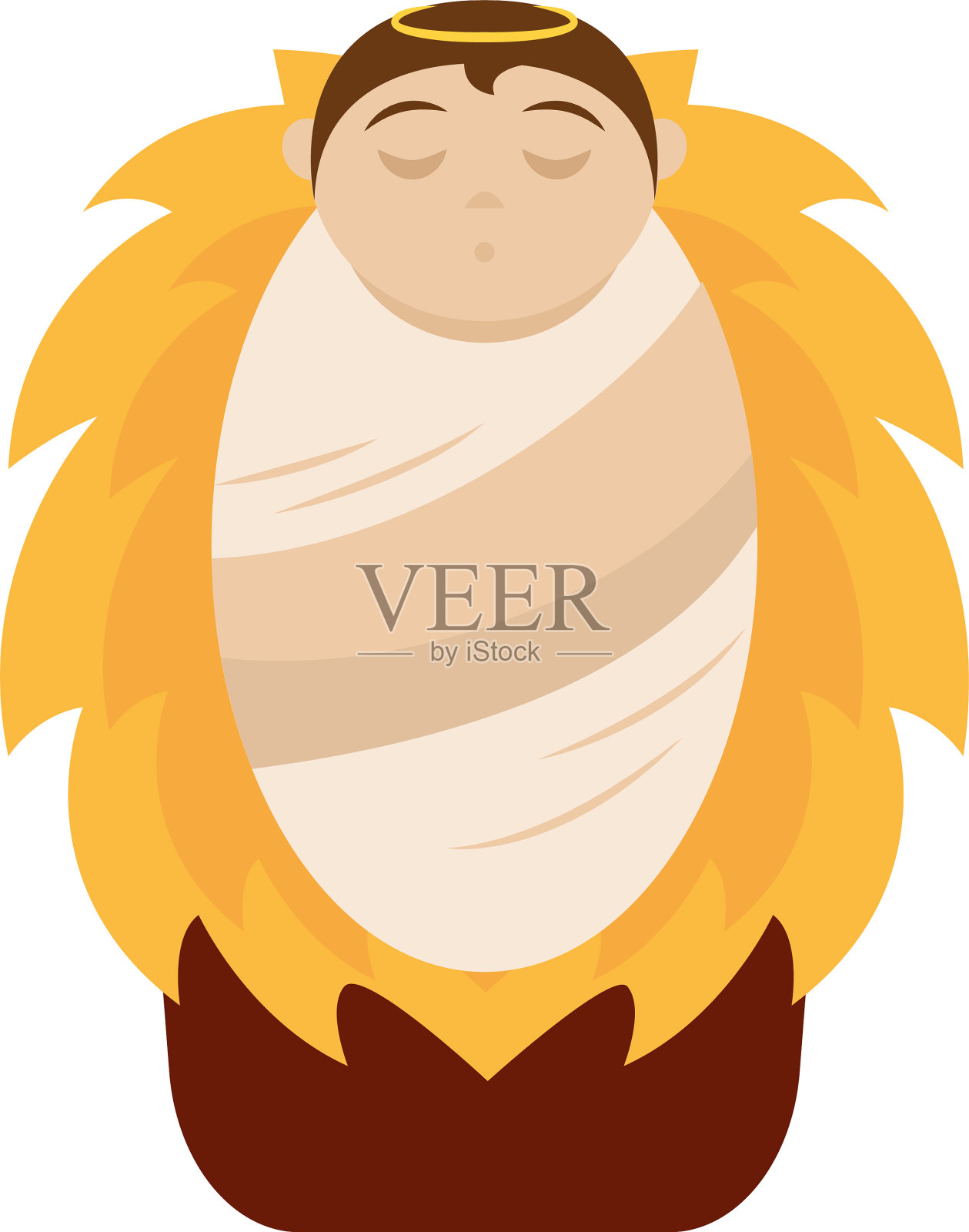 孤立bajesus插画图片素材