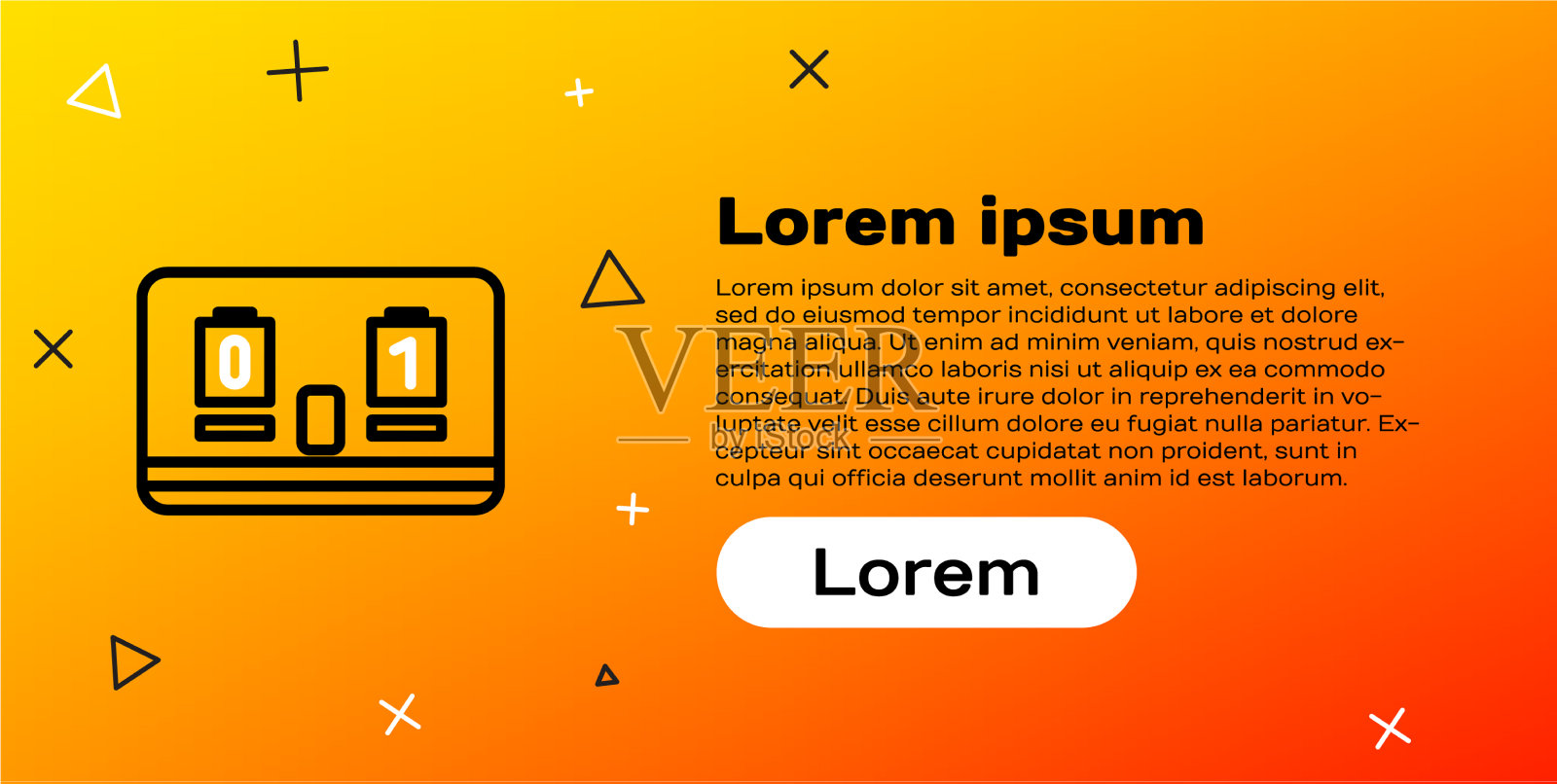 线运动曲棍球机械记分牌和结果插画图片素材