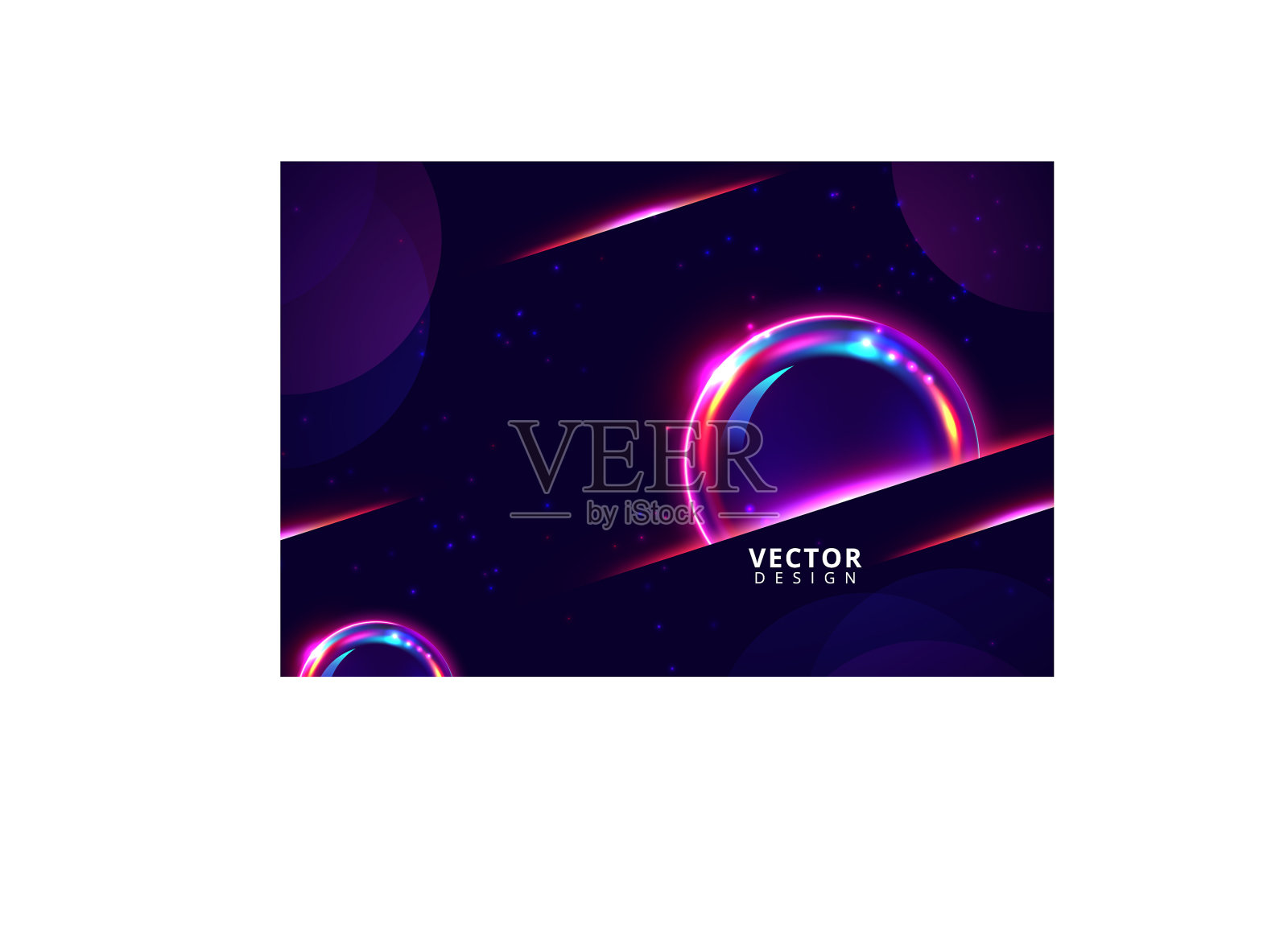 摘要旗帜模板设置动态三维球体插画图片素材